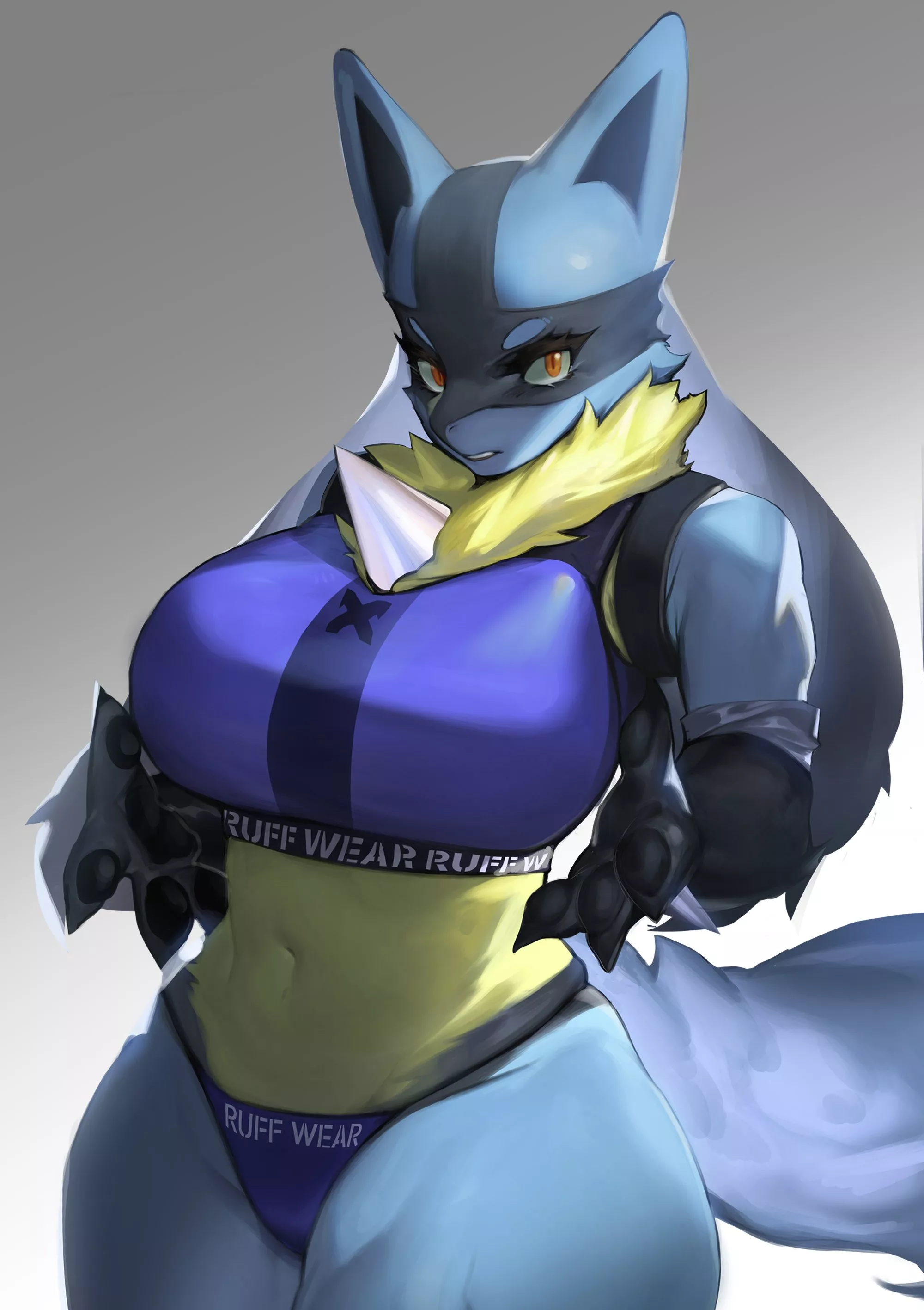 Lucario ready to Workout [F] (woobin94)