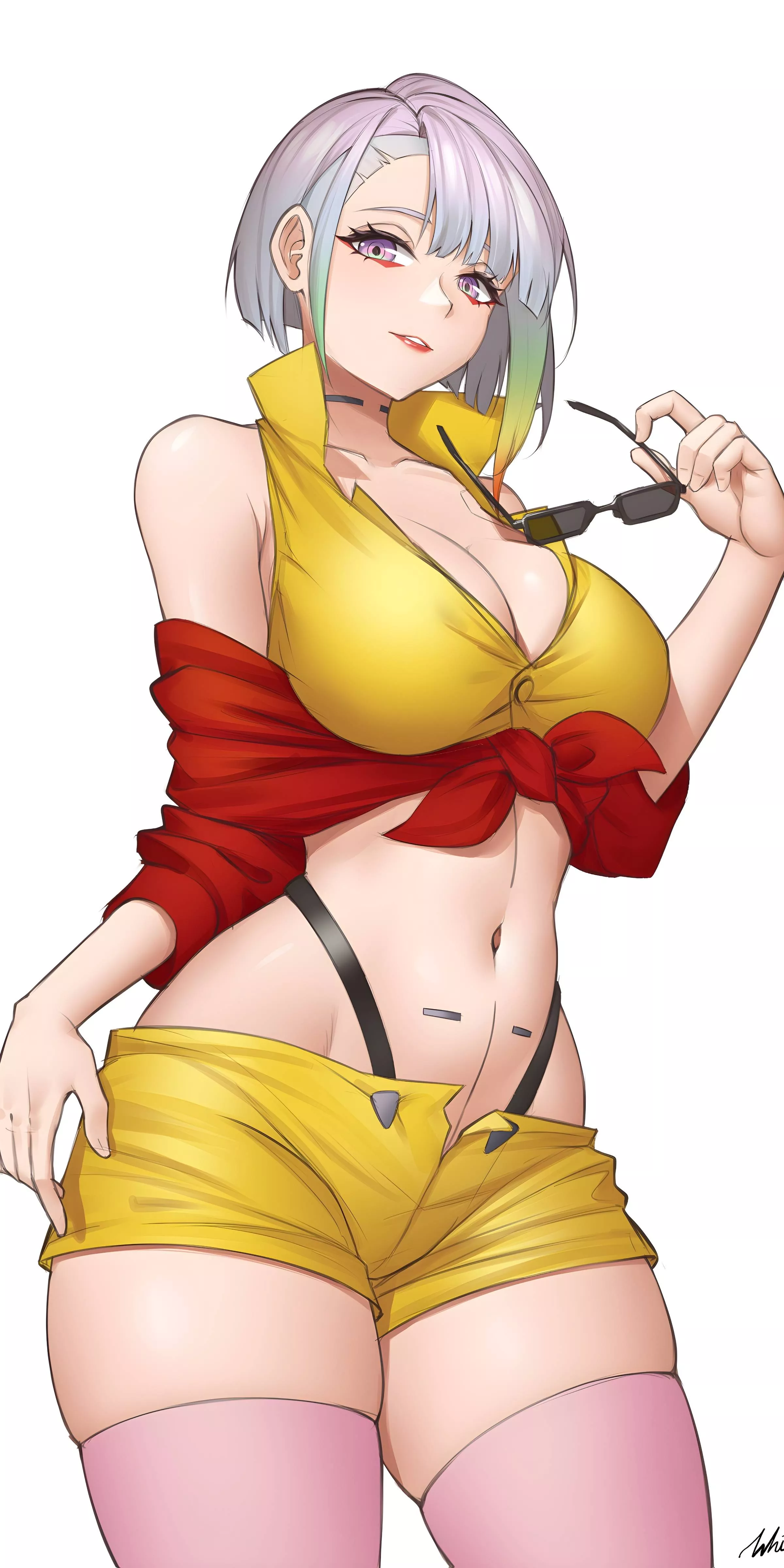 Lucy Cosplaying as Faye Valentine [Cyberpunk Edgerunners] (Whitter)