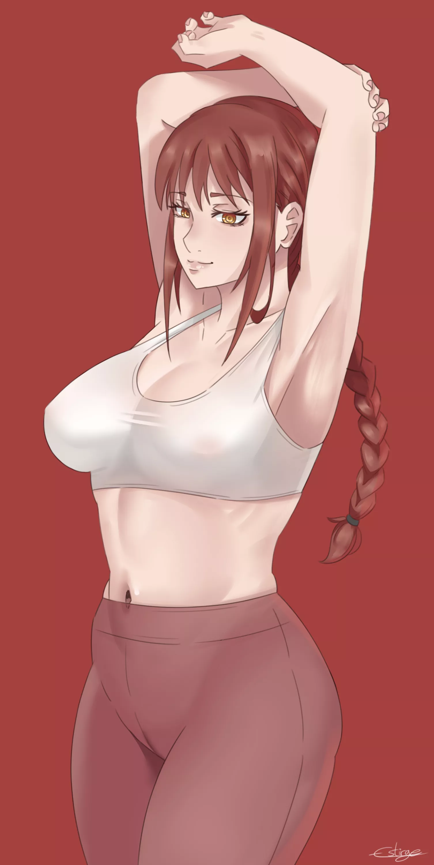 Makima in sportwear (EstirgeNsfw) [Chainsaw Man]