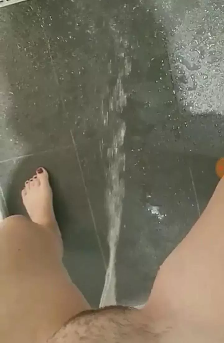 Pee on swimming pool public shower