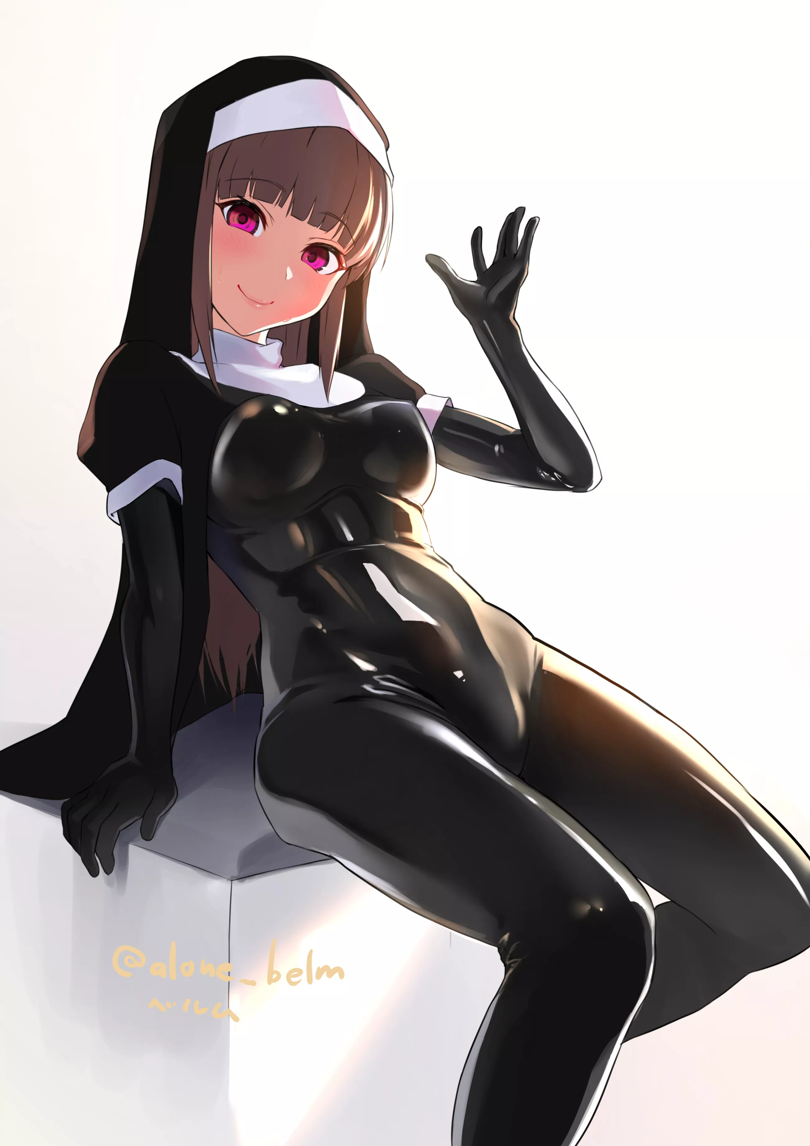 Perfect Suit Latex Nun (Alone Belm ) [Original]