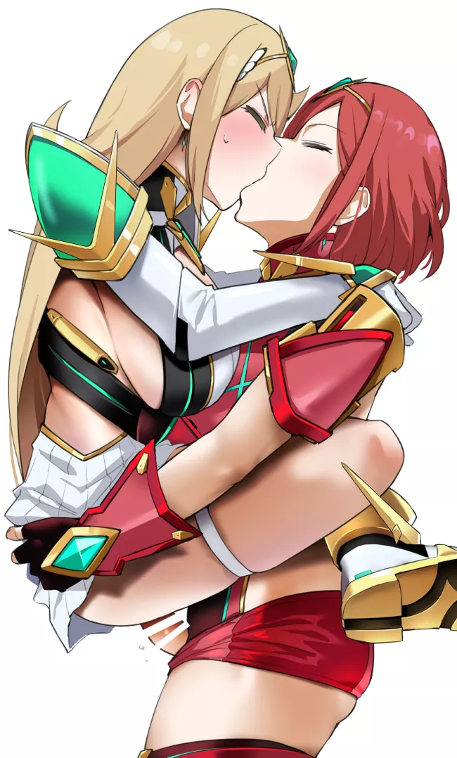 Pyra And Mythra Lifted Love (Bakkanki ) [Xenoblade]