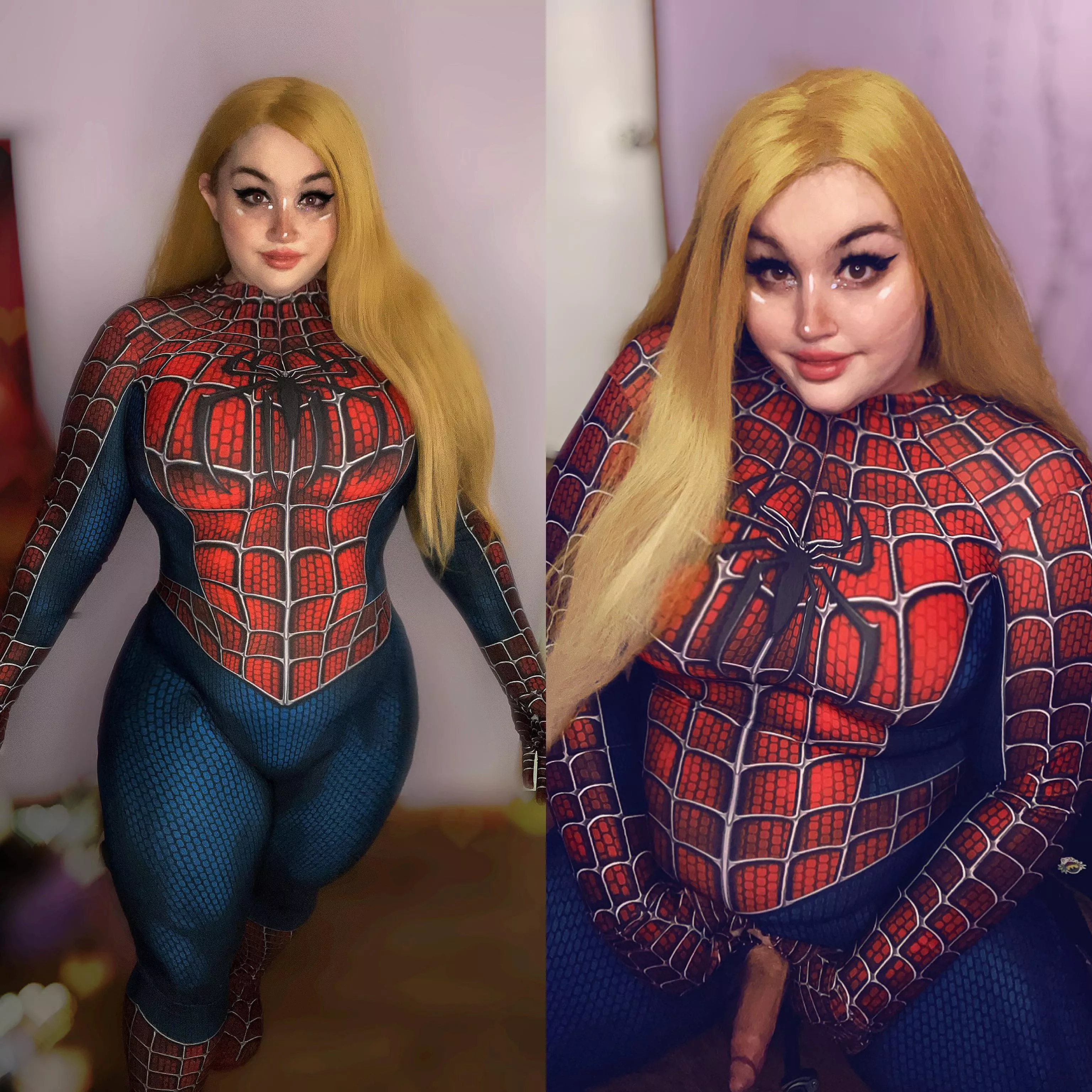 Spider-Girl Cosplay. Lemme shoot a fat web down your throat uwu.