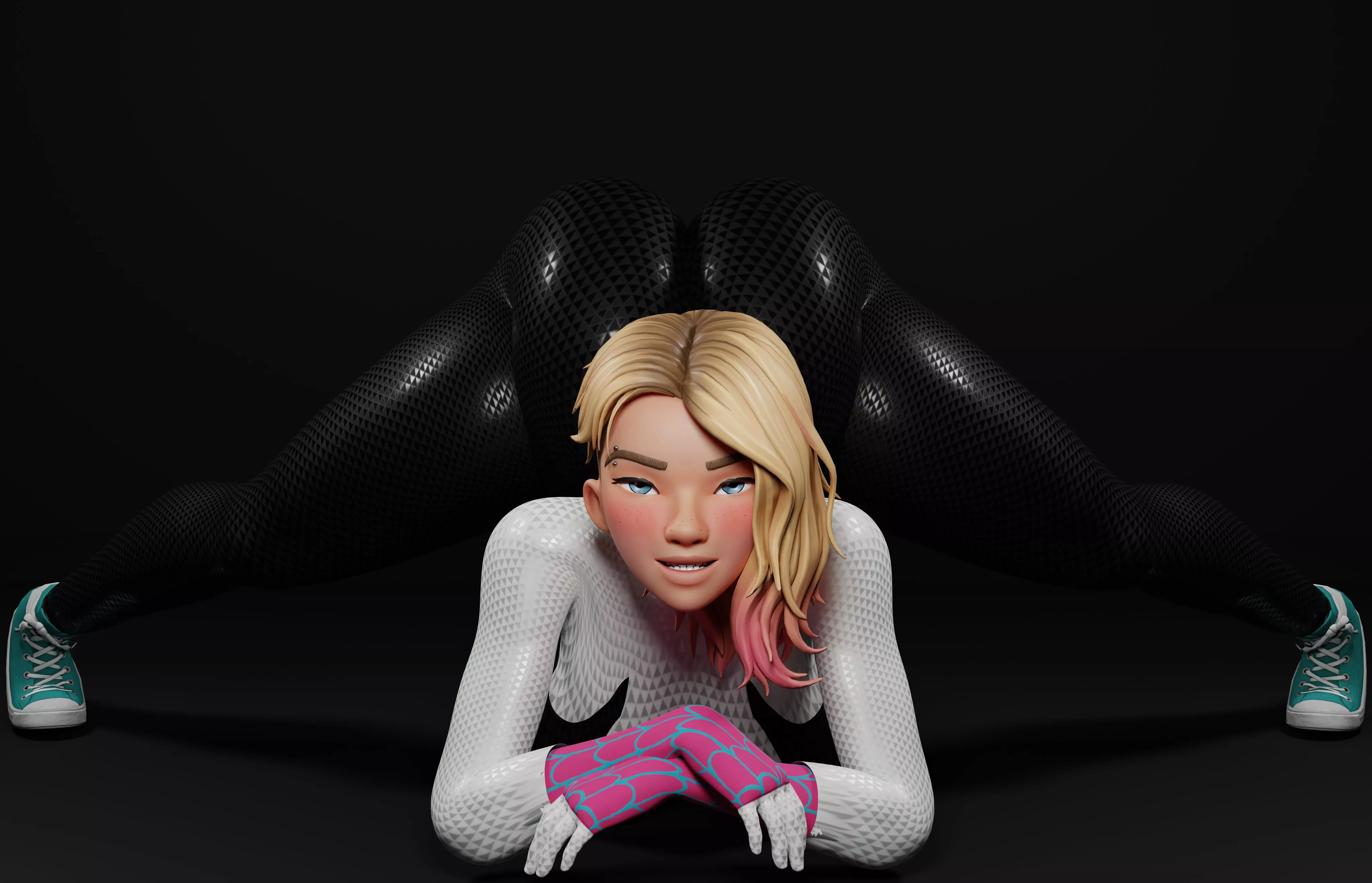 Spider-Gwen's Jack-O pose (Seraph) [Marvel]