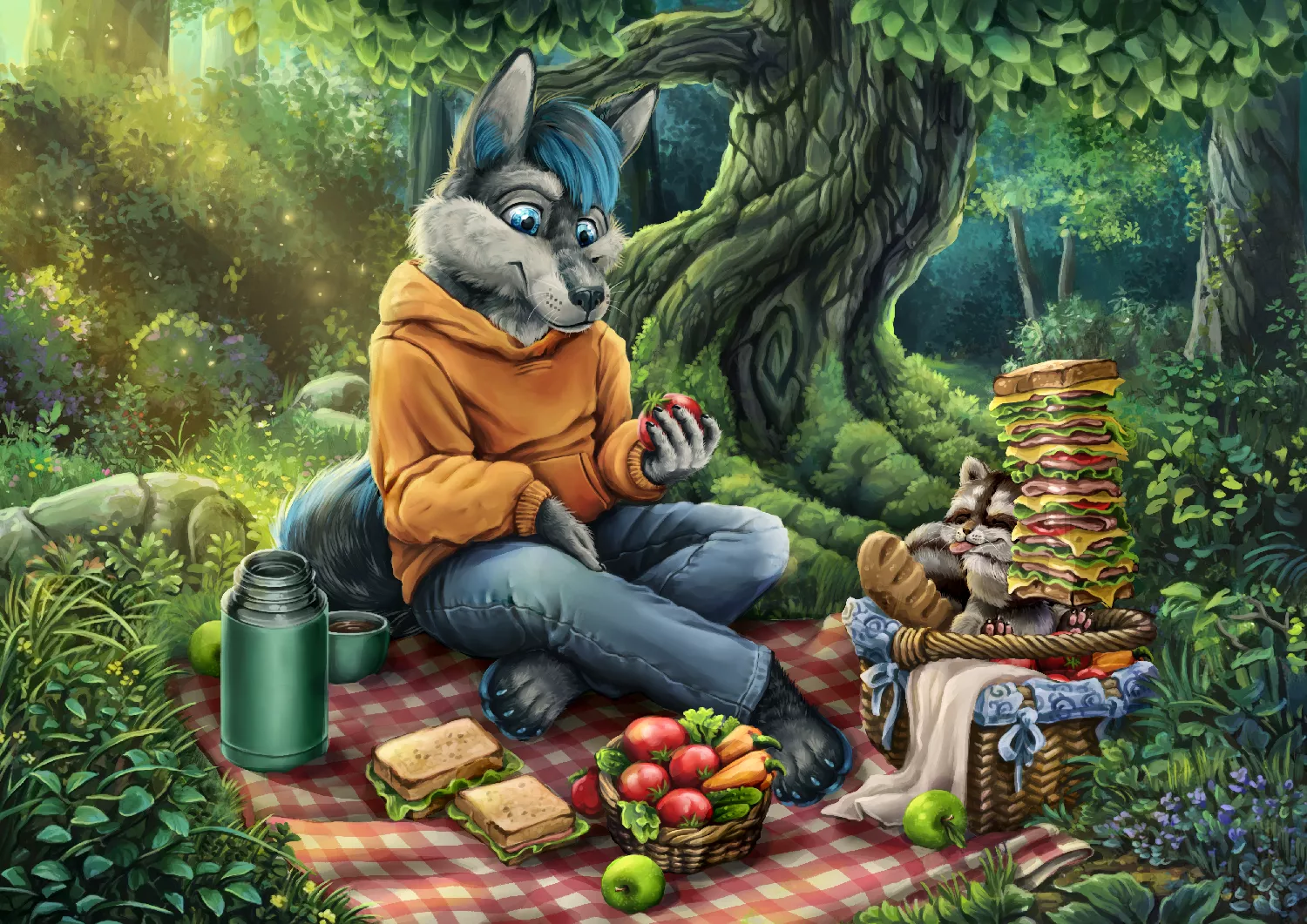 The picnic (art by me)