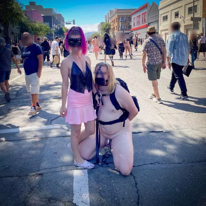 The Princess and I at Folsom Street Fair 2022