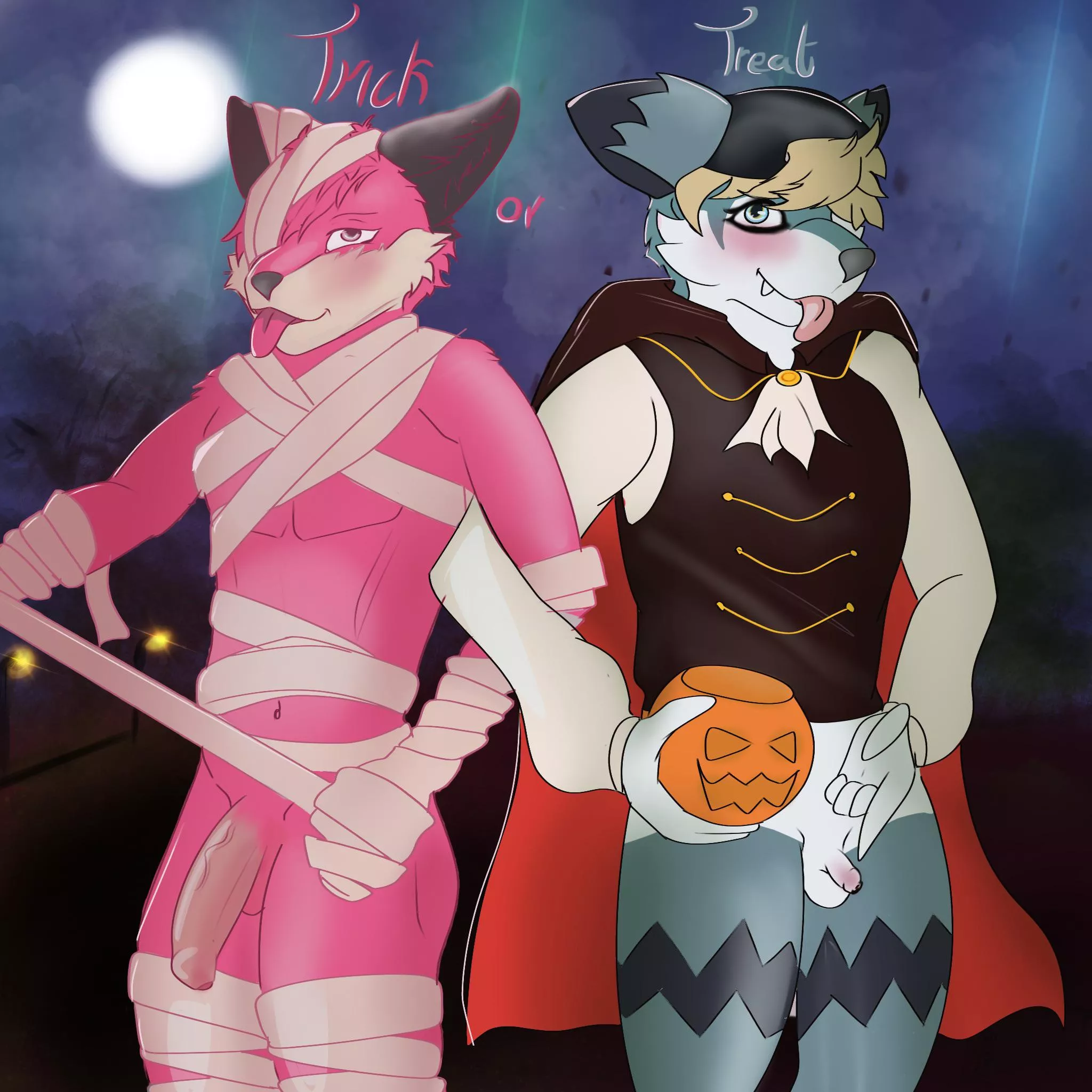 Trick or treat(art by me)