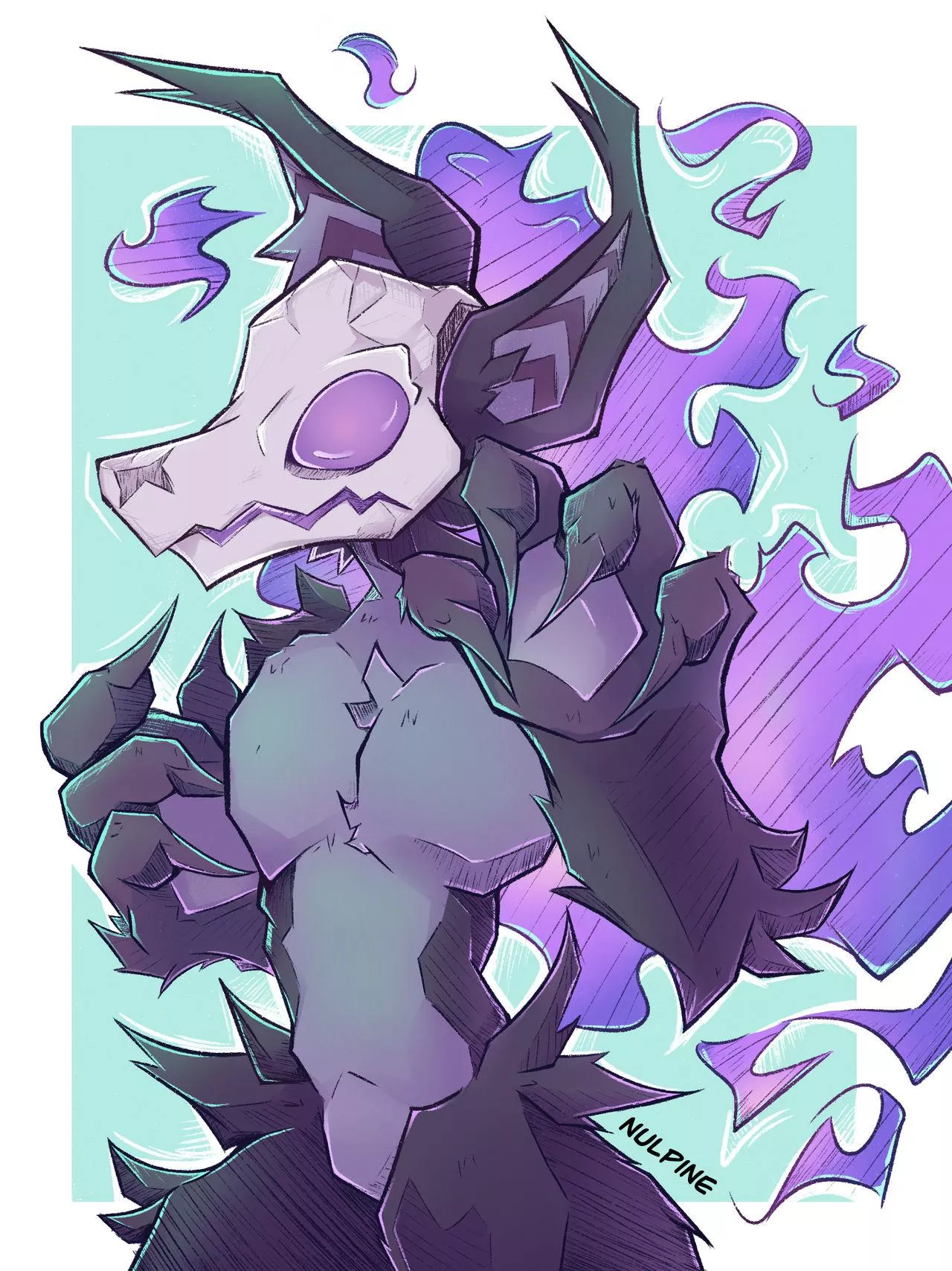 ðŸ’œVoidSkull Wolf ðŸ’œ Big paws ðŸ¾ Gonna do a rework soon but would like to hear your thoughts on my boy ðŸ¾