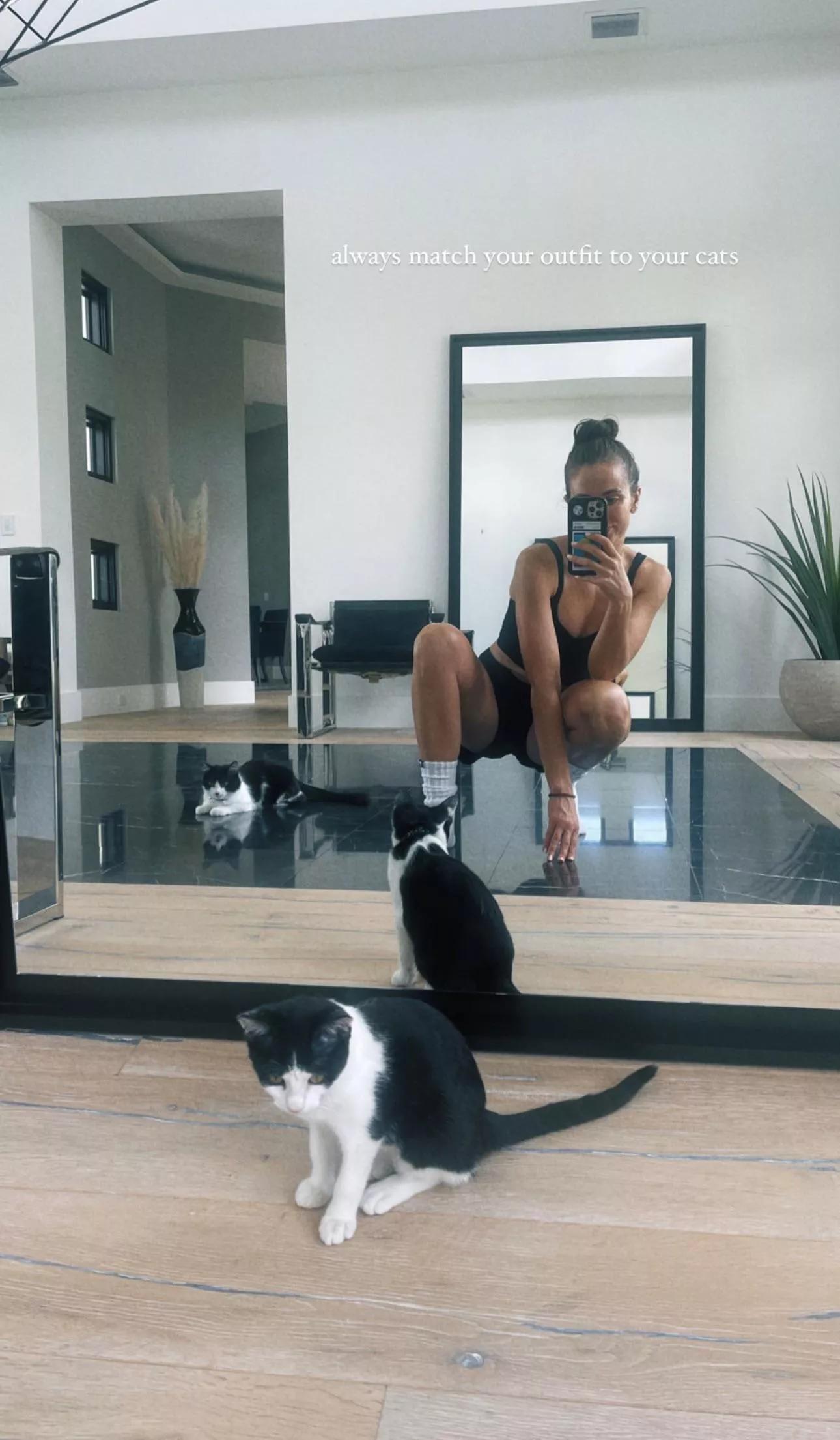 With her cat ðŸˆ