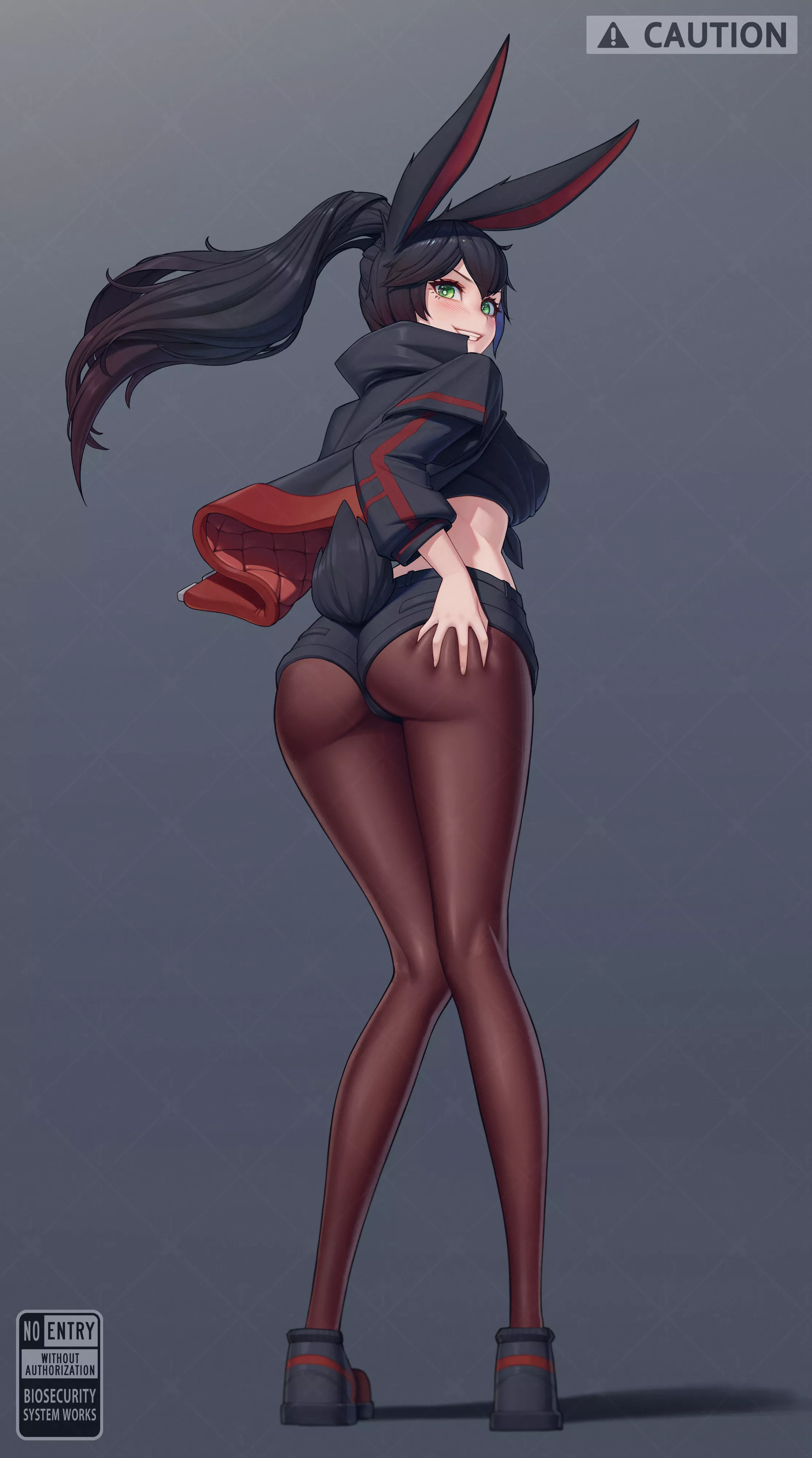 a Bunny girls' lovely view from behind