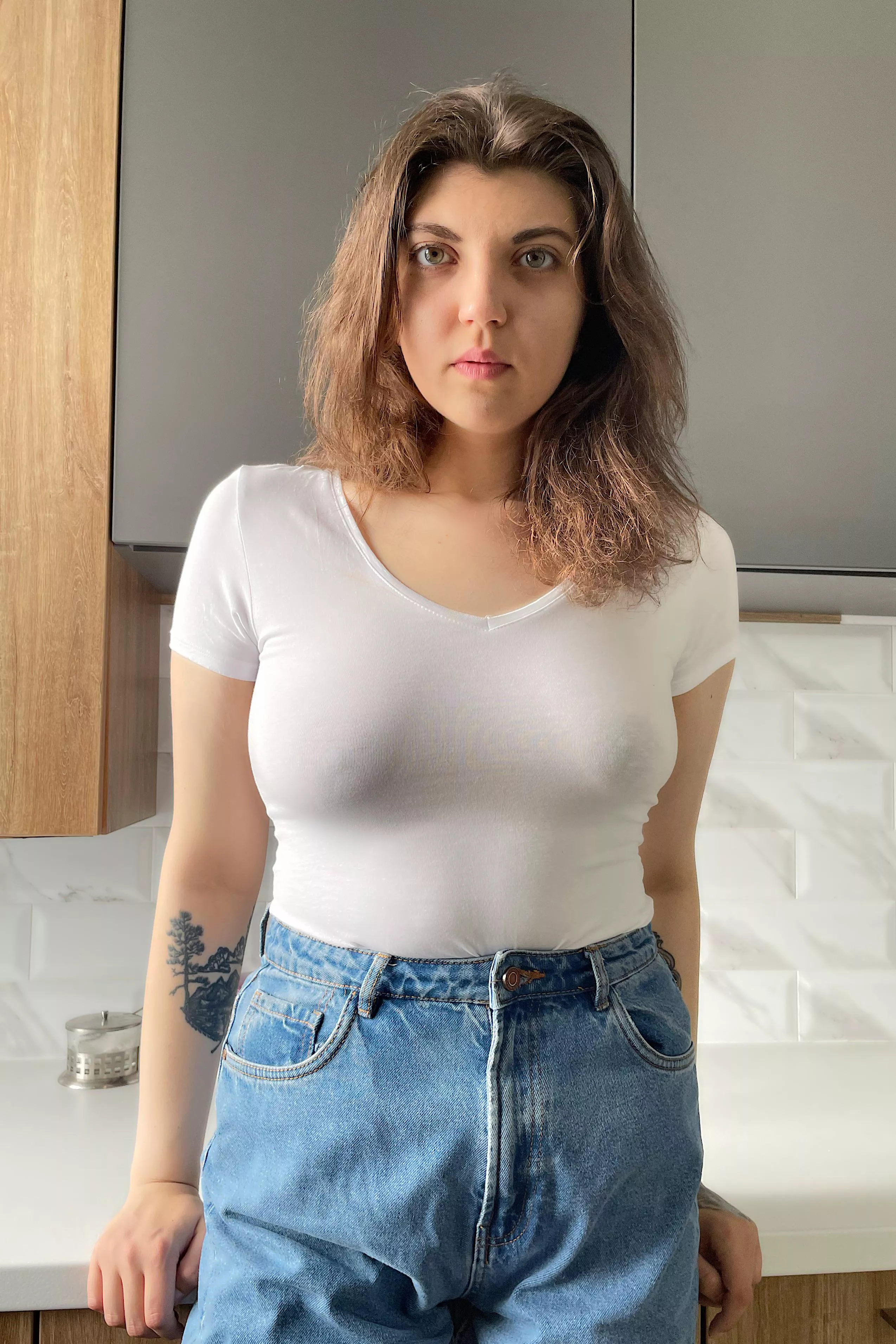 Always braless before walking