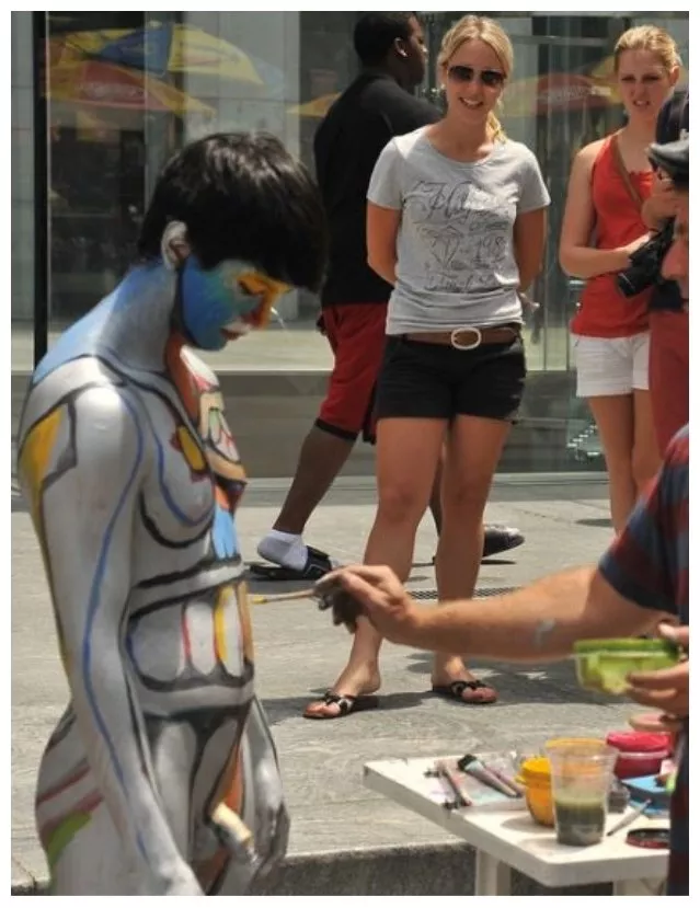 body painting fun