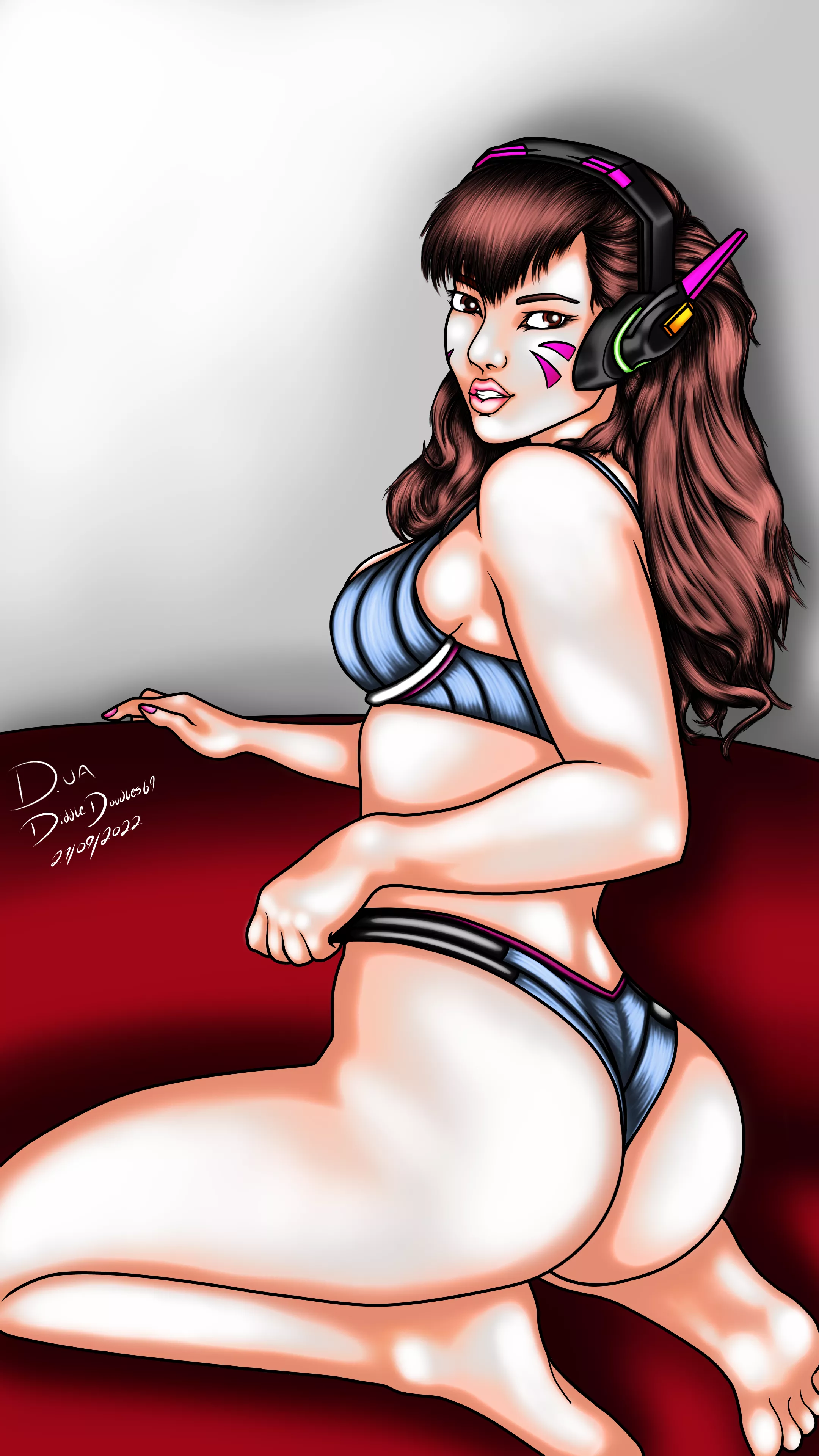 D.VA, Overwatch (DiddleDoodles69)