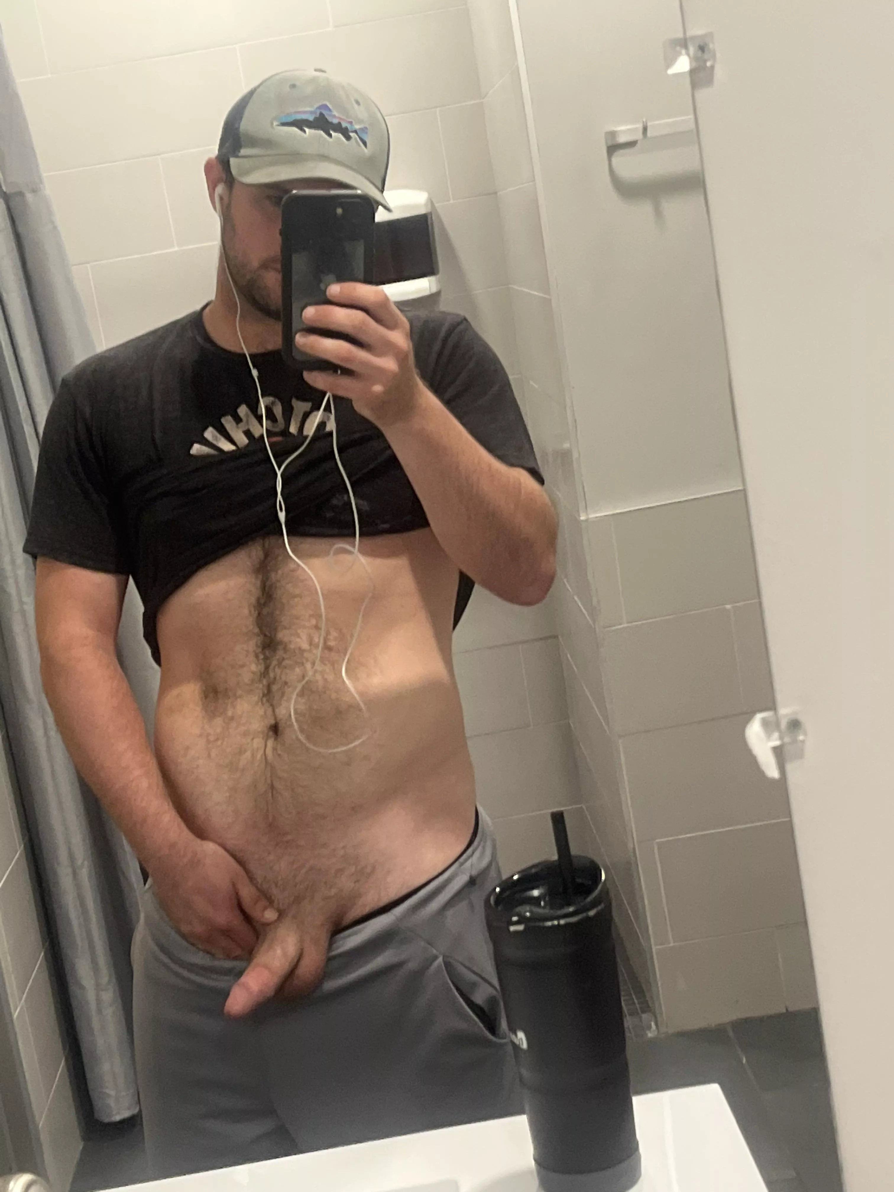 Obligatory gym nude