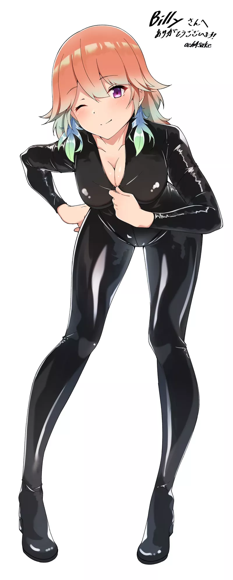 Takanashi Kiara Catsuit Teasing (och4suKE) [Hololive]