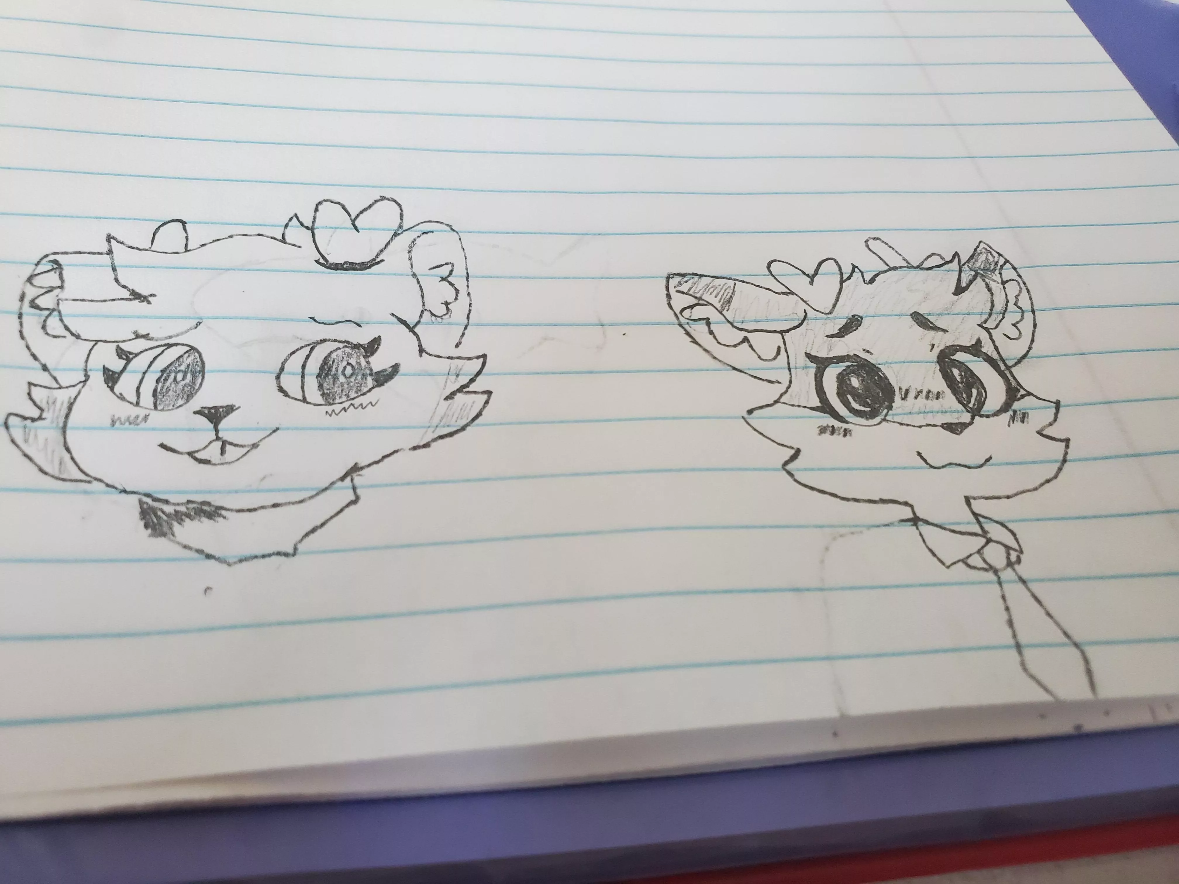 tried drawing some furries, constructive criticism welcome ðŸ¤Ž