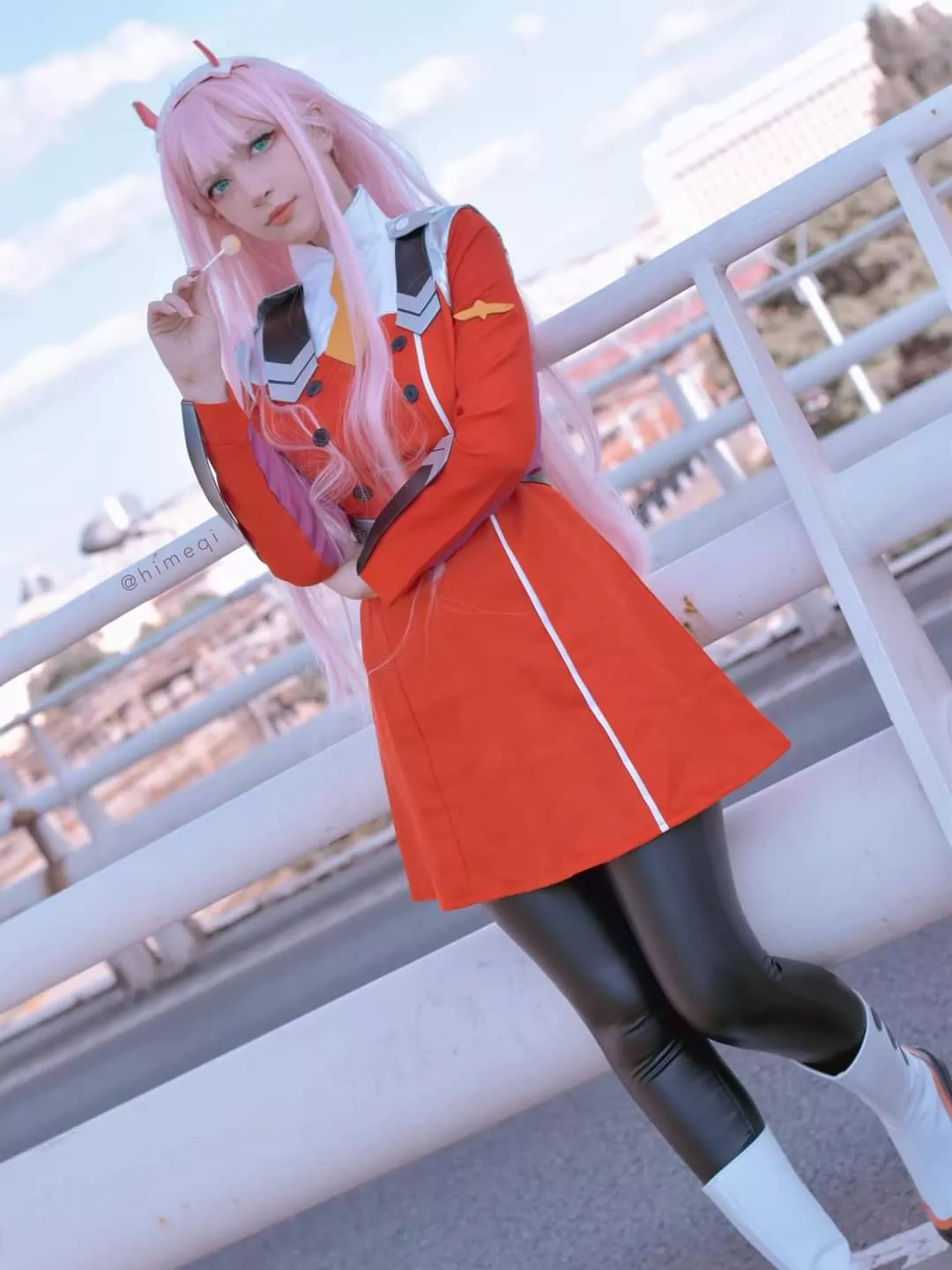 ZeroTwo cosplay by Himeqi - Darling in the Franxx