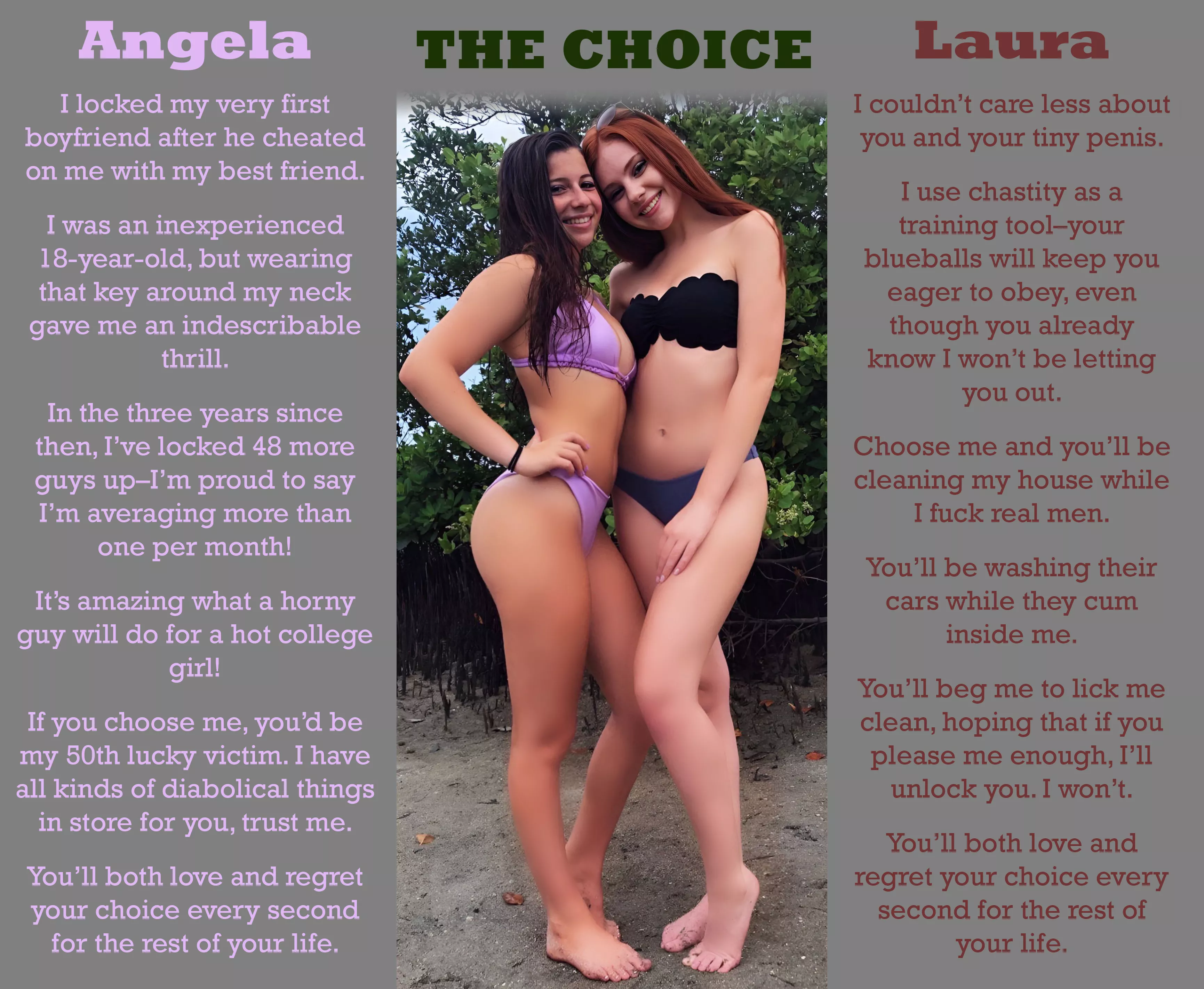 Angela vs. Laura