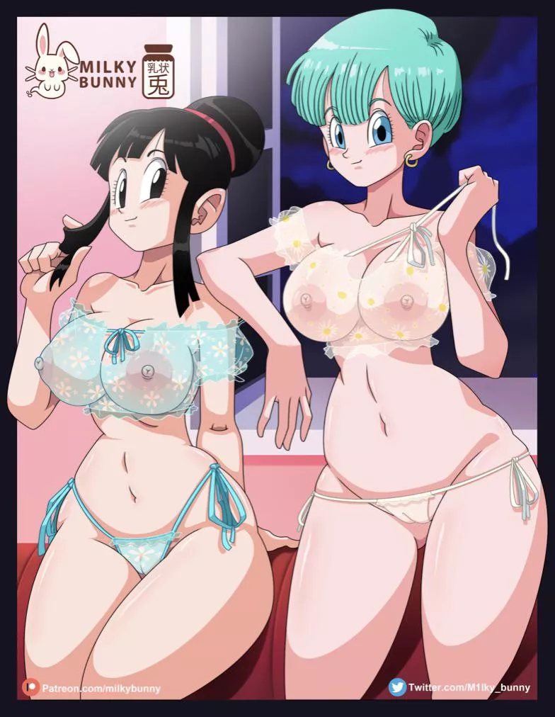 Bulma and Milky (M1lky_bunny)