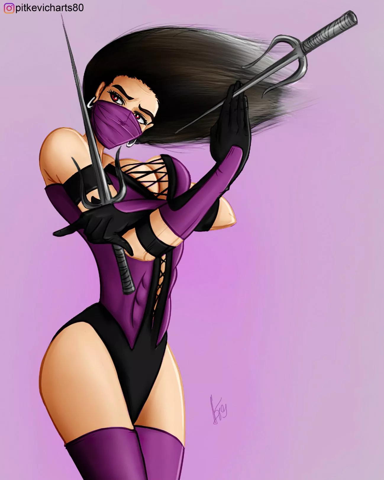 Fan art of Mileena - MK3, by Me