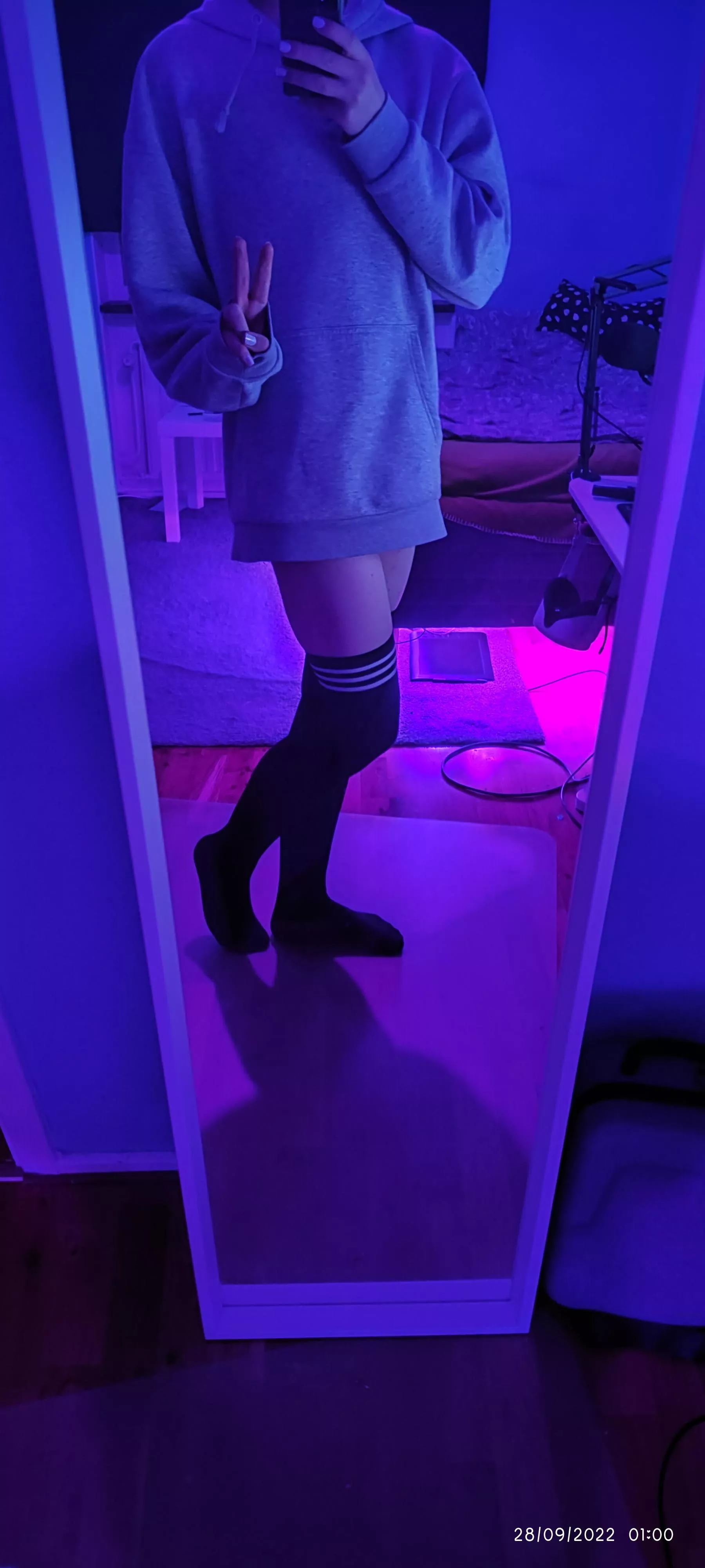 First time having thigh highs on