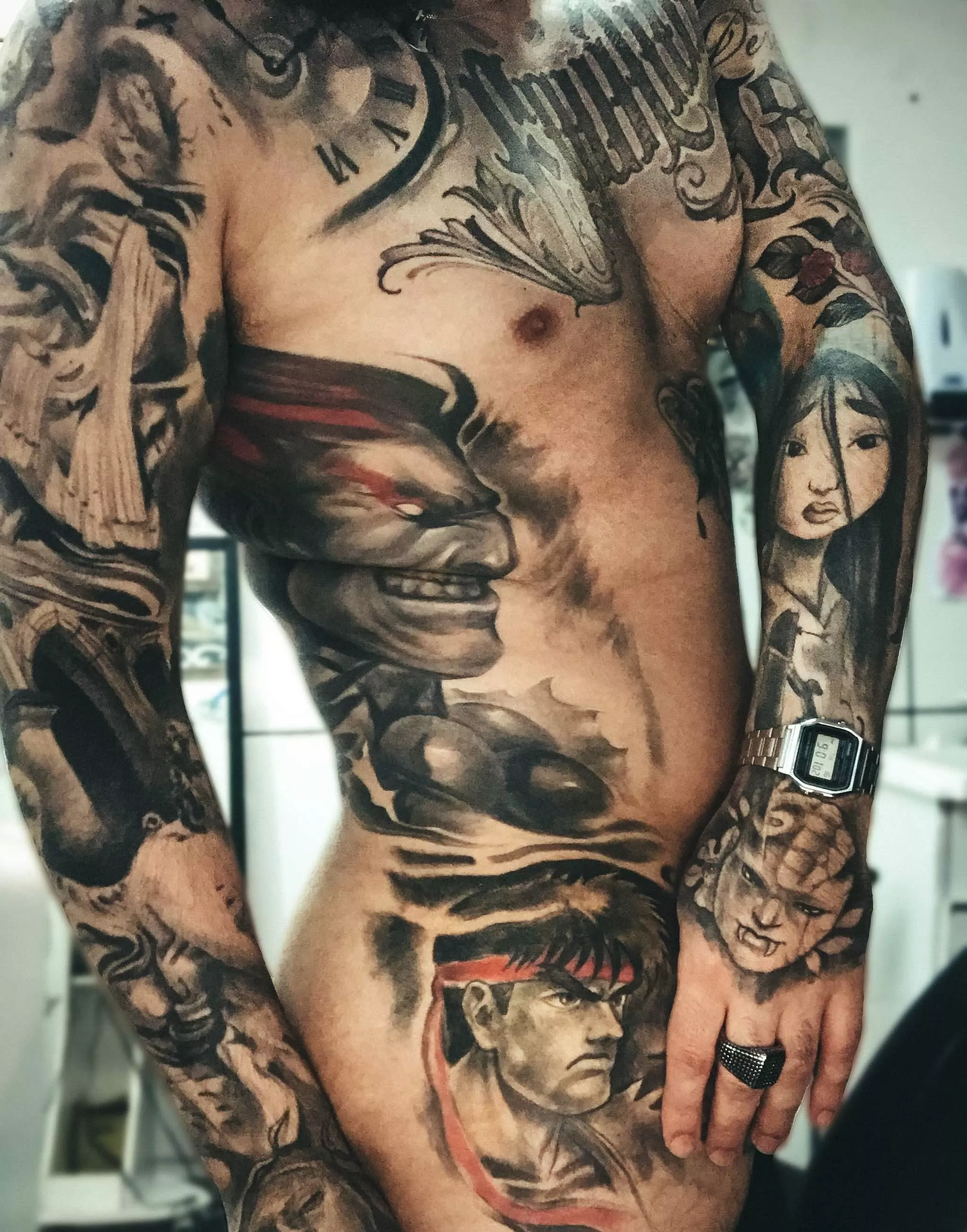 Just a few tattoos