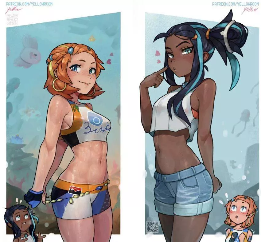 Misty and Nessa [Pokemon]