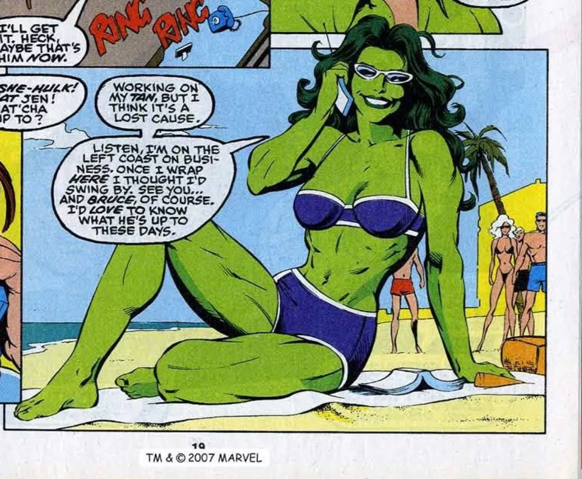 Shulkie on the Beach [The Incredible Hulk (1968) #411]