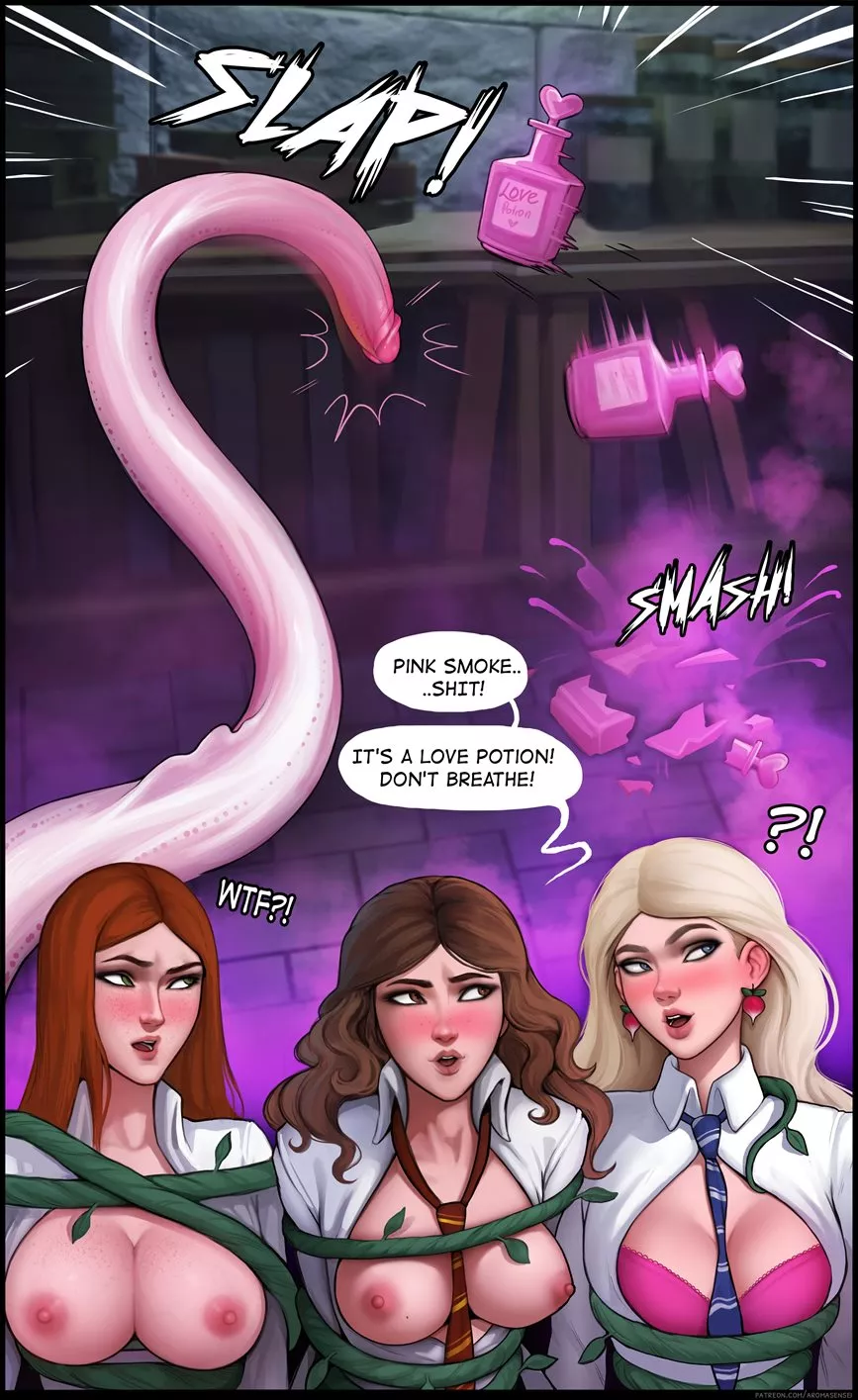 the tentacle seduces them with a love potion