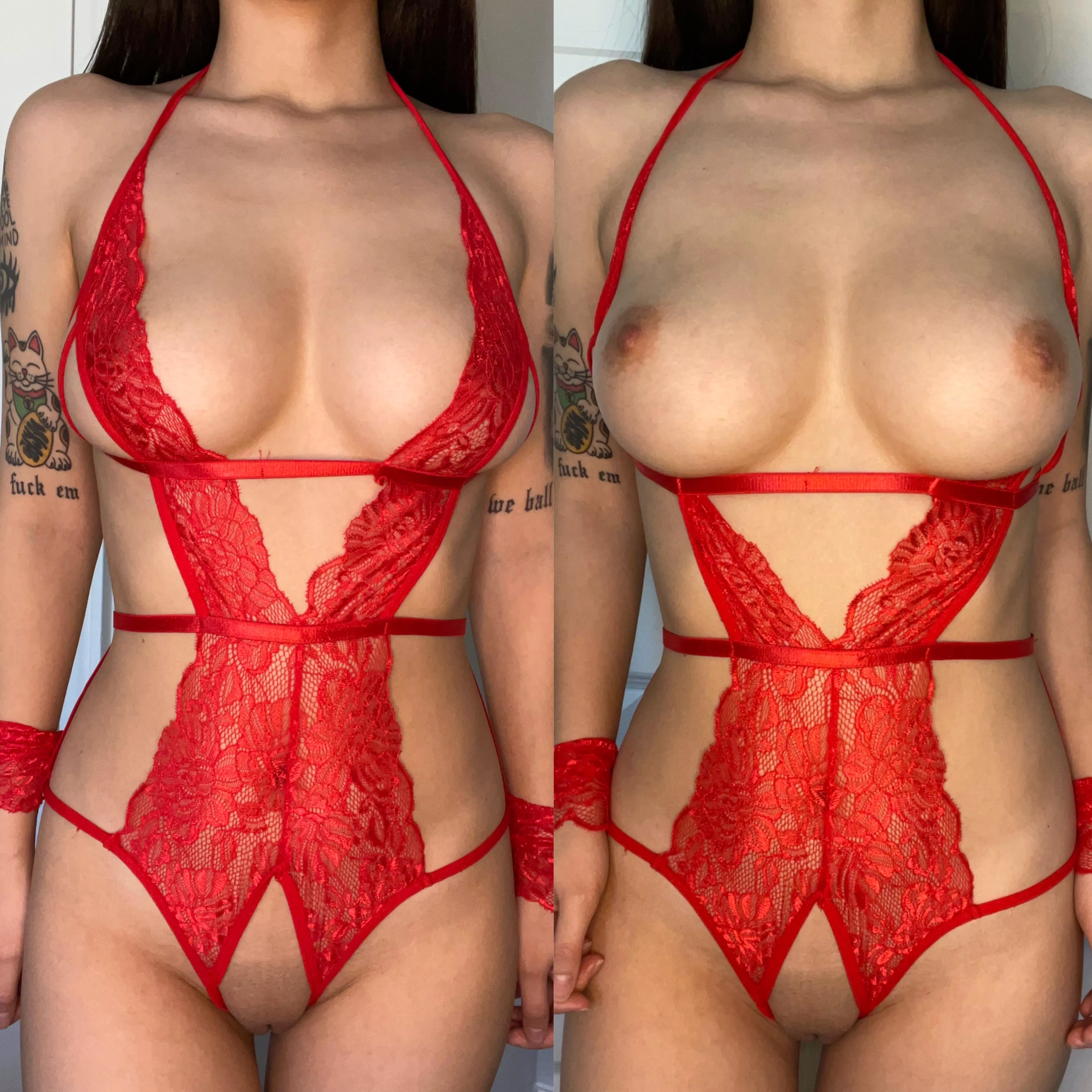 This lingerie makes it easier for you to fuck me