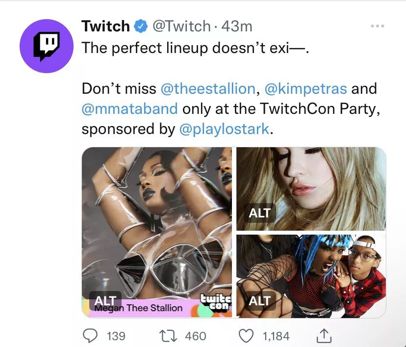 TwitchCon Party Lineup