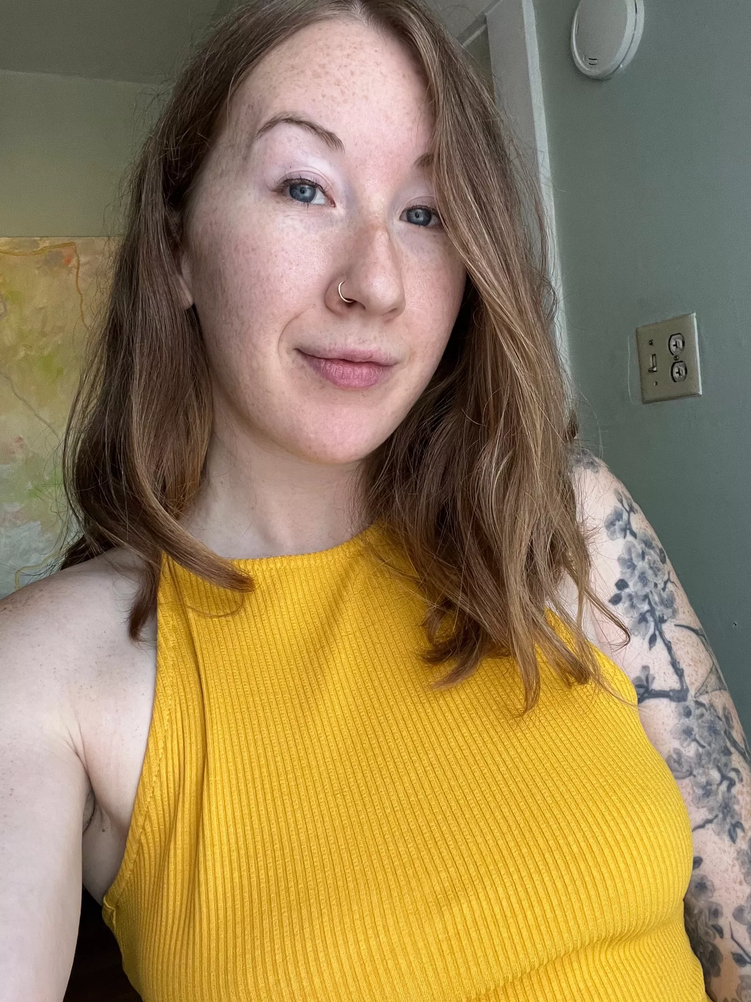 Freckles + yellow