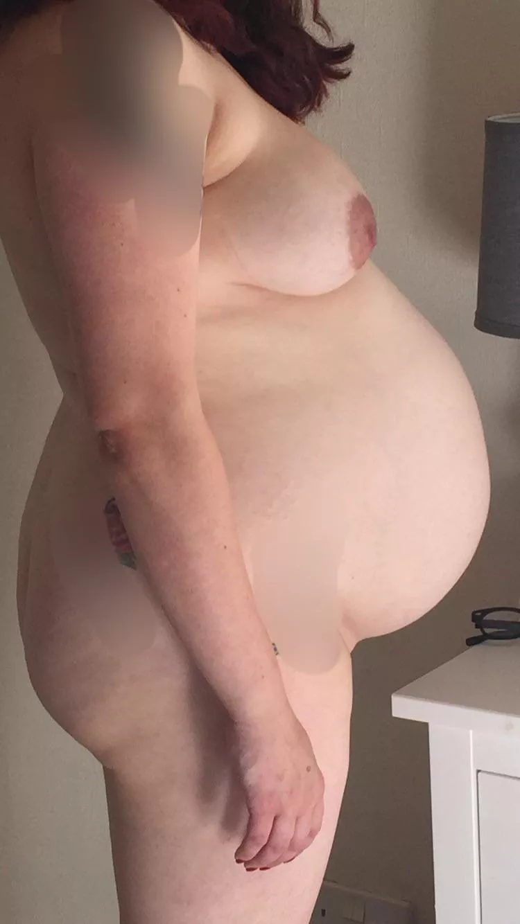 Just another picture of my giant pregnant belly