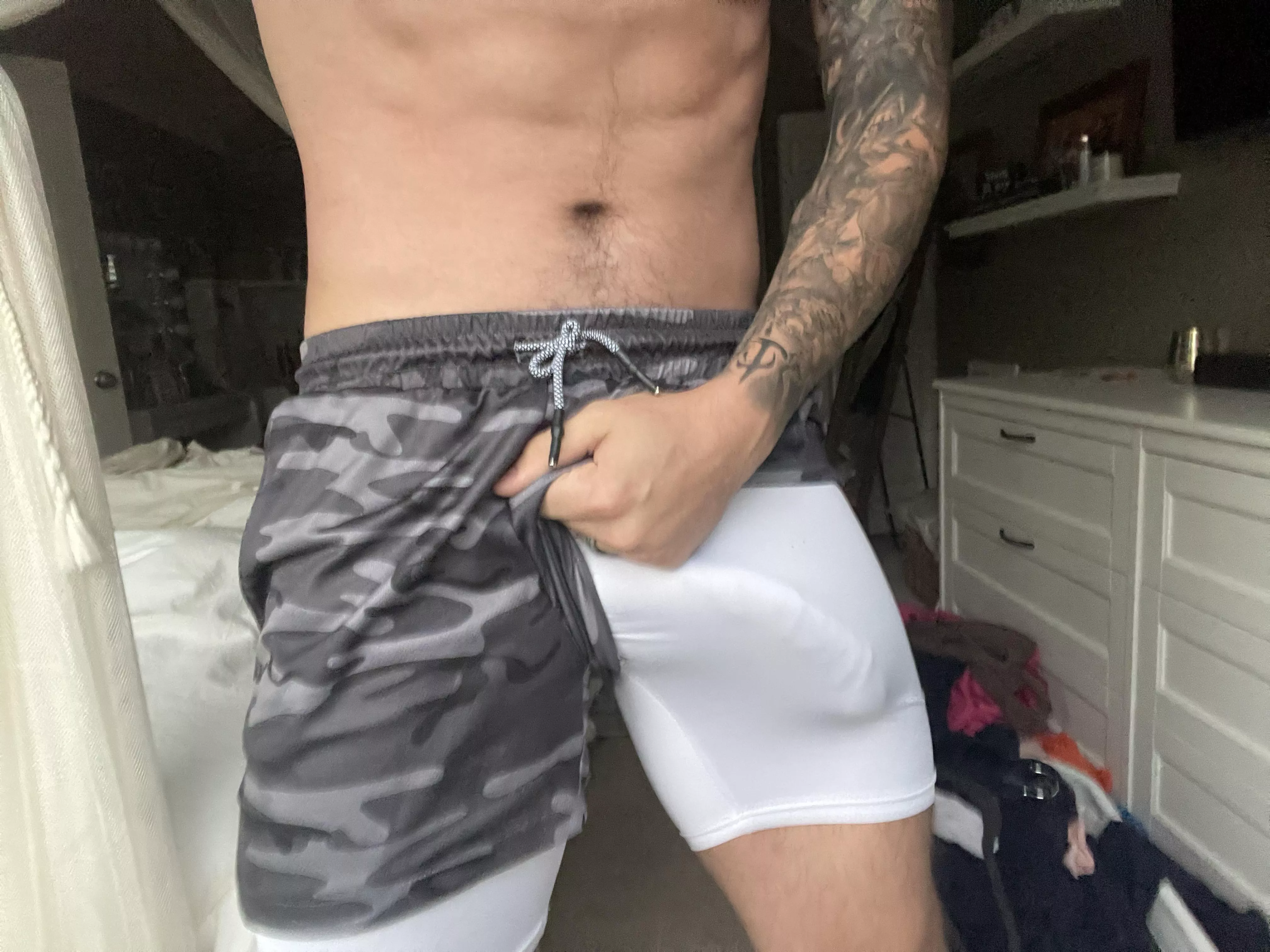 Love compression shorts