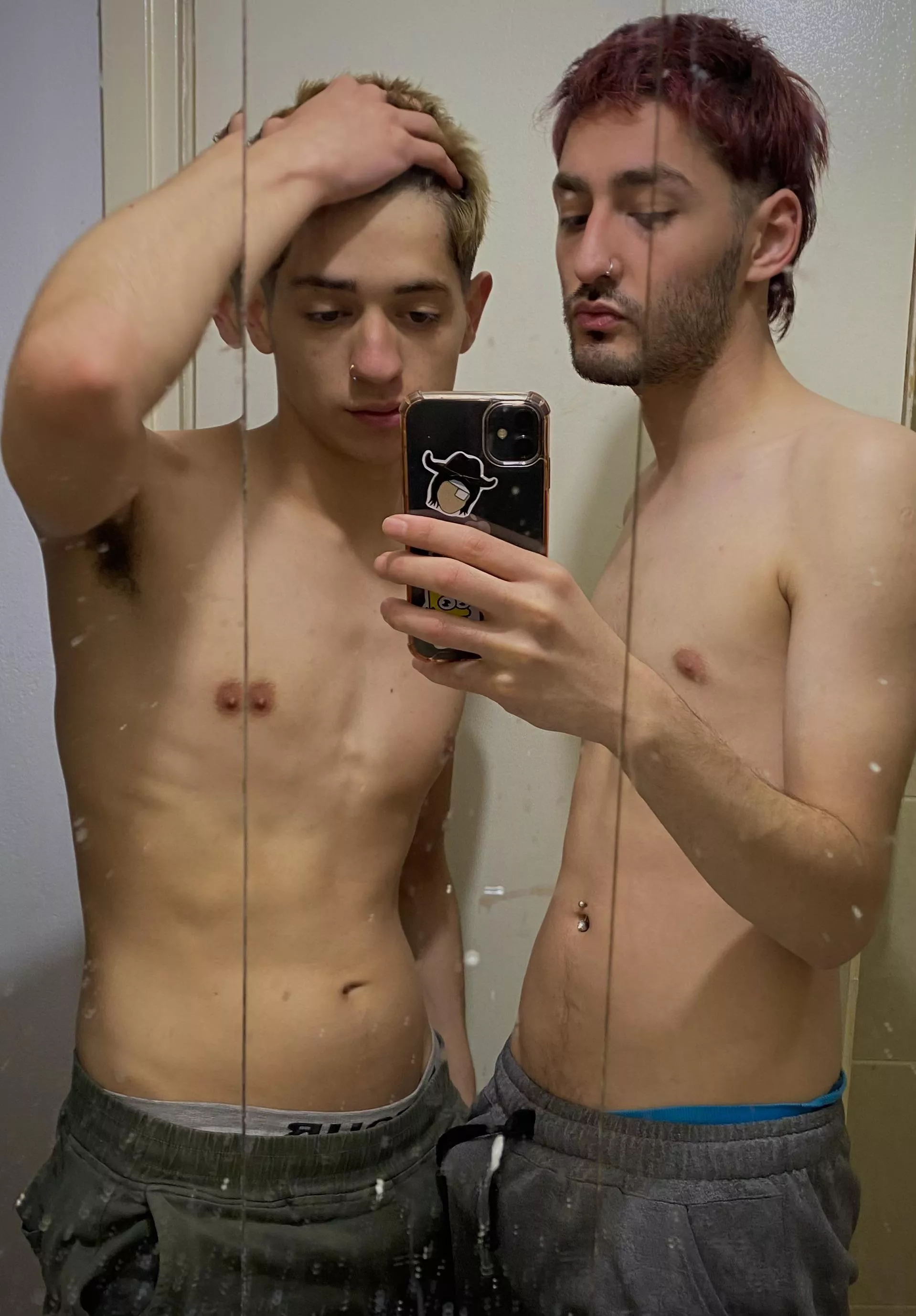 me[20] and my brother[18] after a long day of training