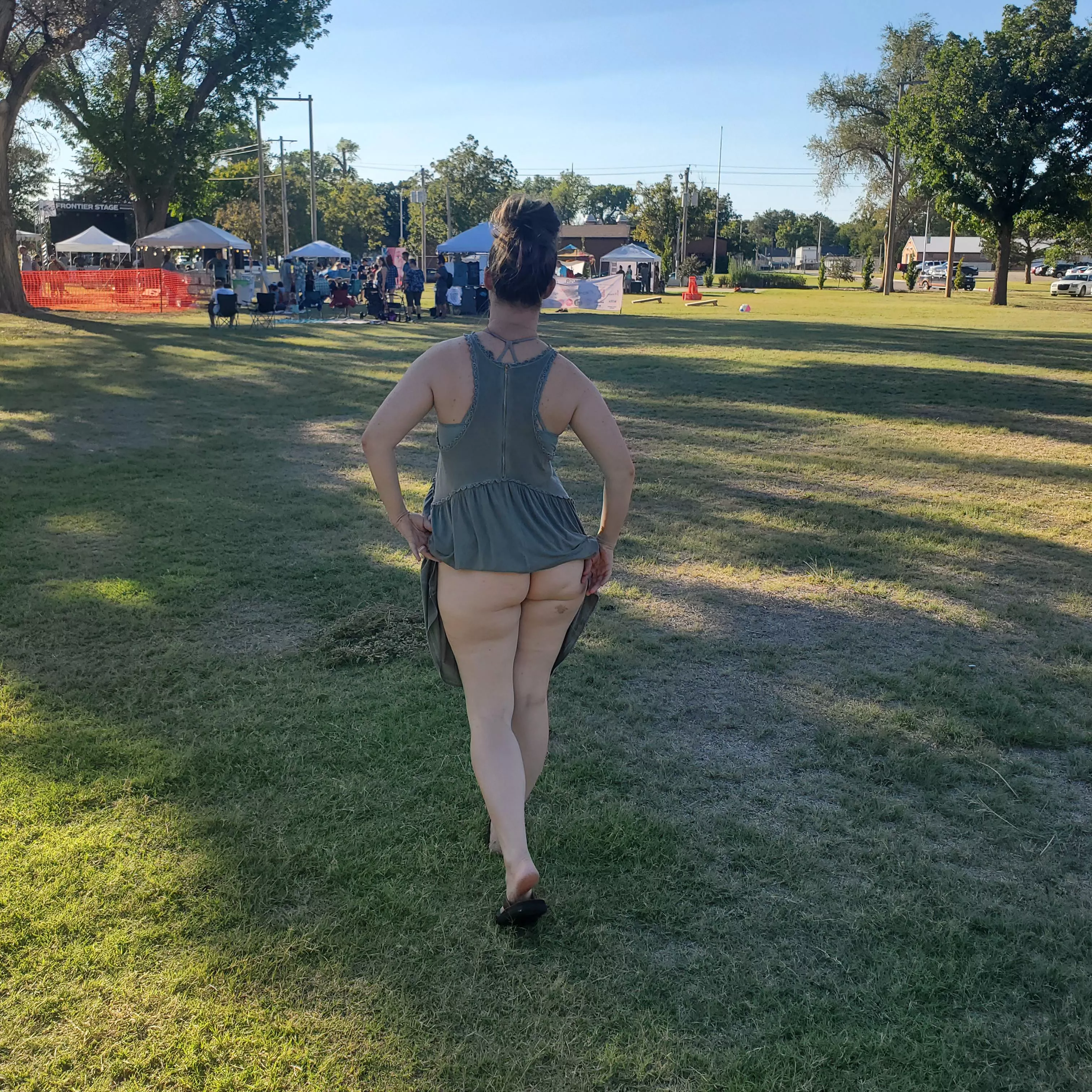 Music festival ass