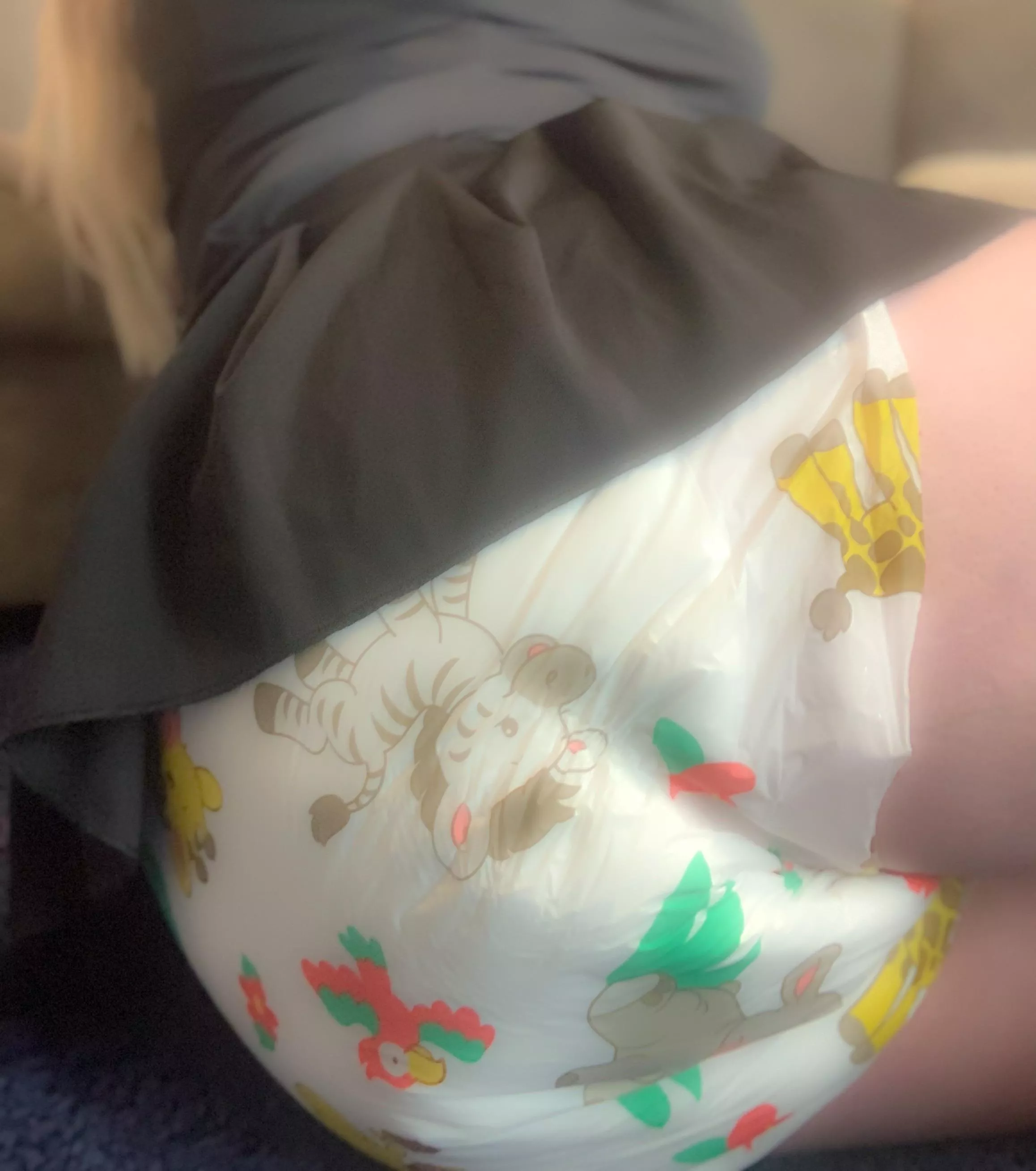 Padded under my little skirt