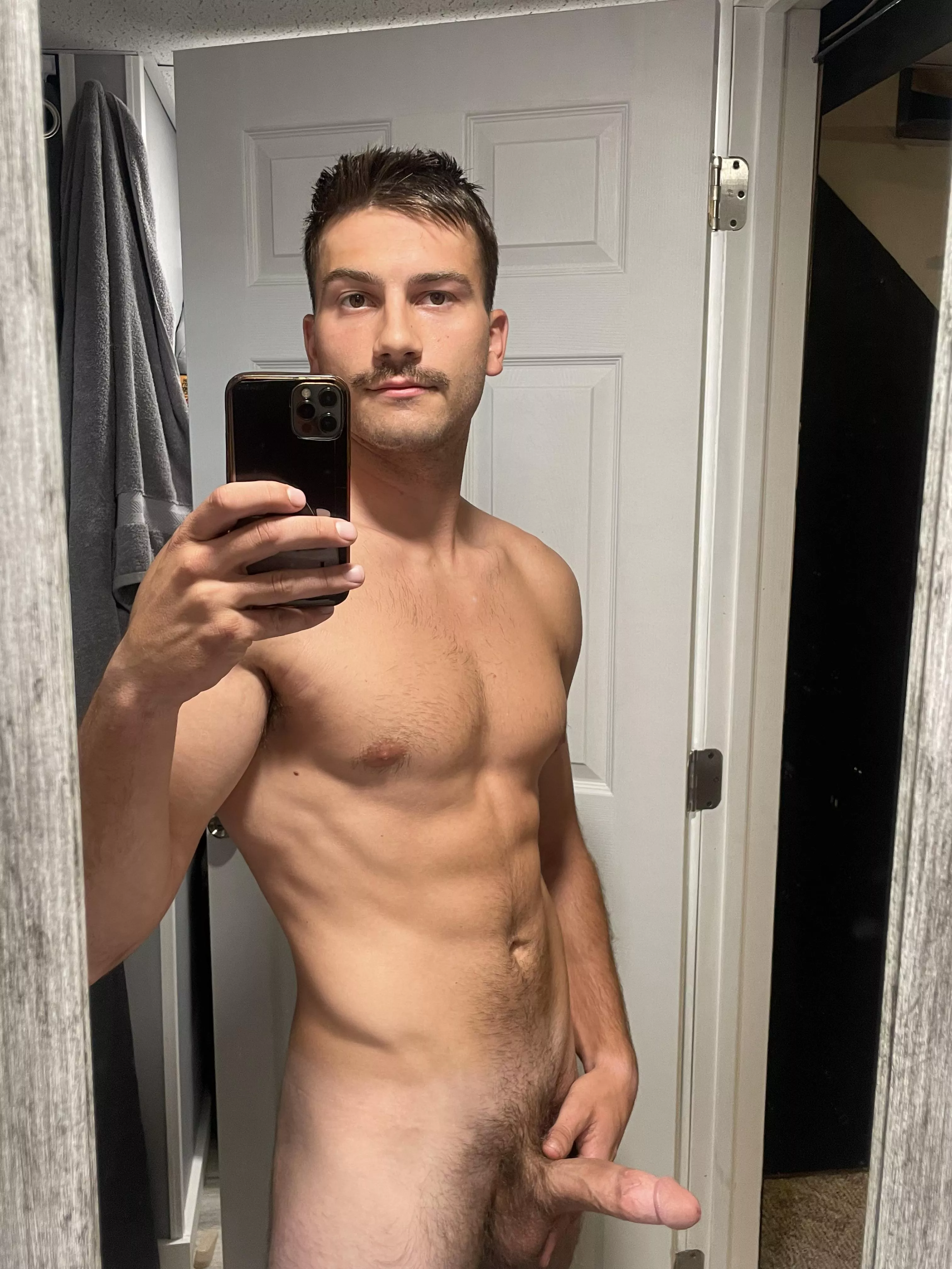 Would you rather ride my mustache or my cock?