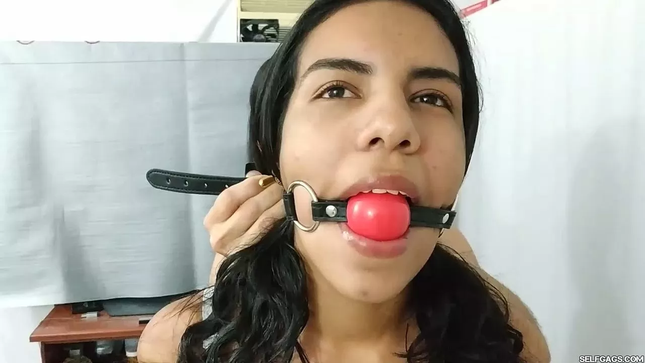 Ball Gagged Latina