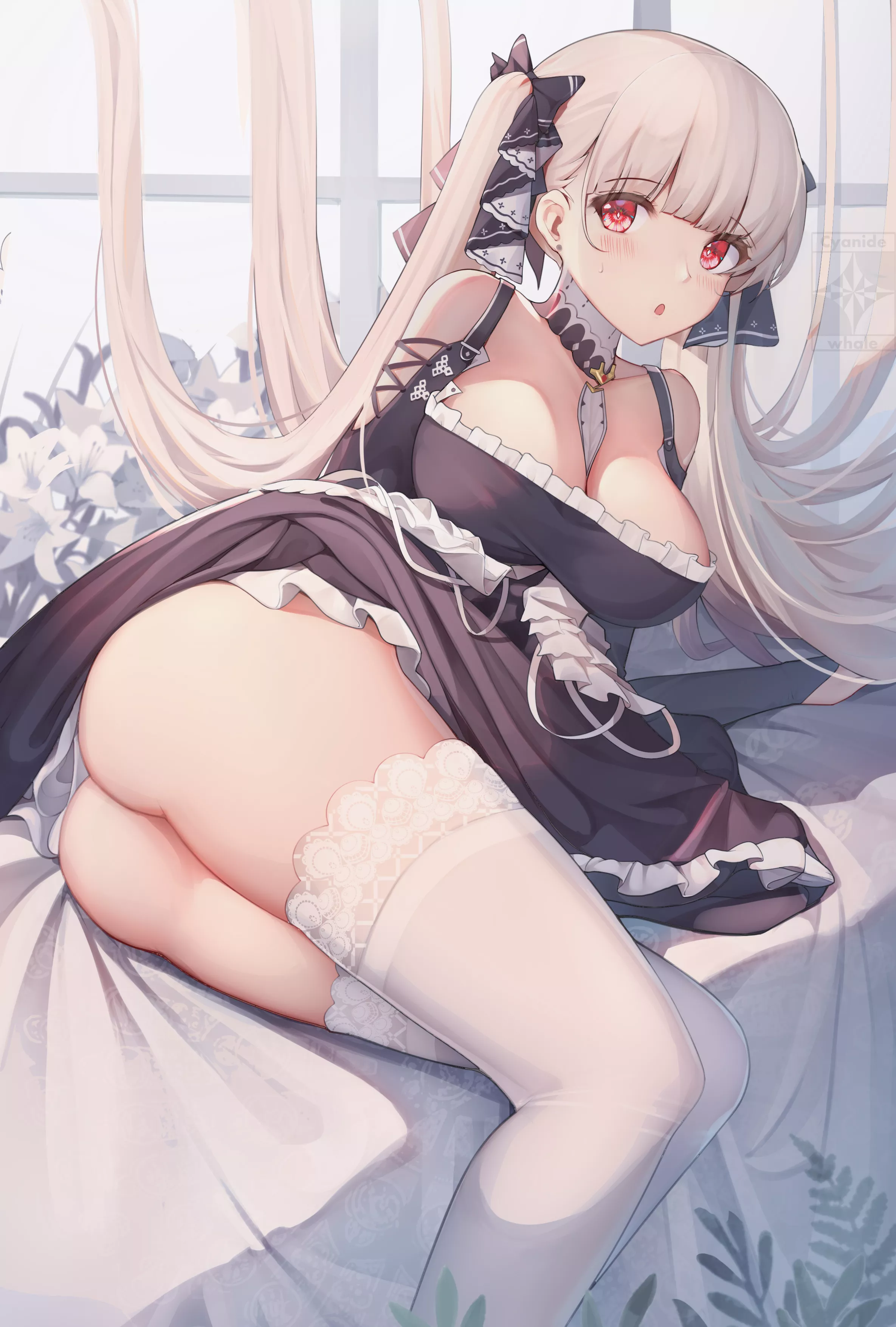 Formidable in her maid outfit