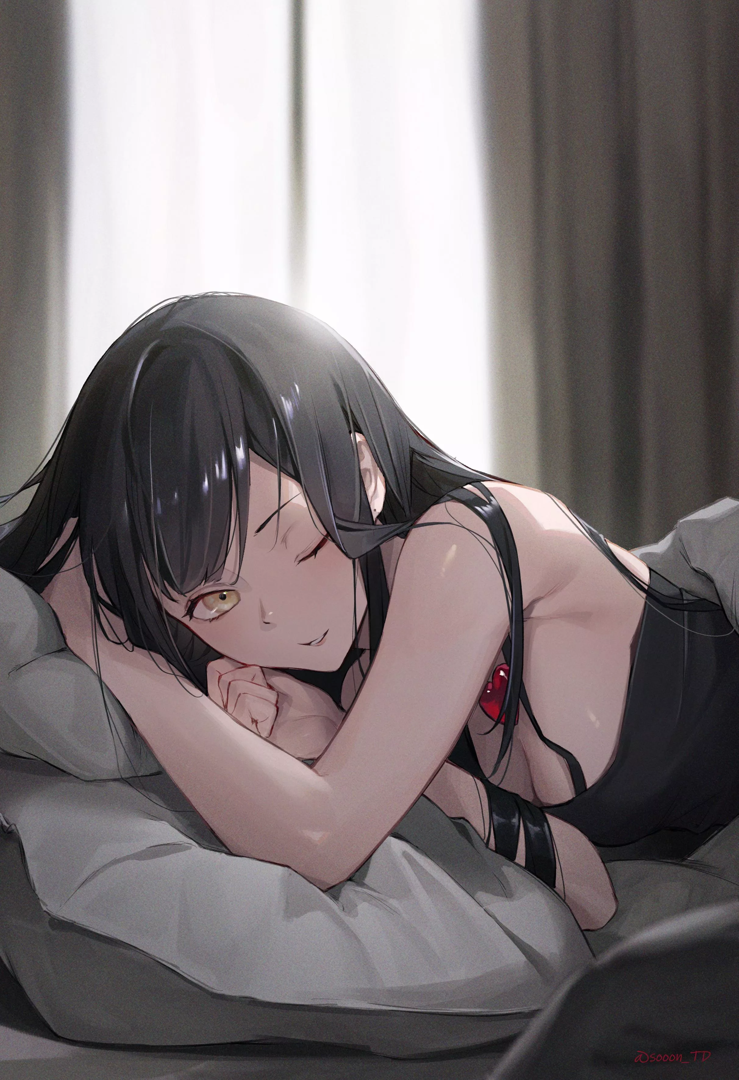 Laying in Bed [Artist's Original]