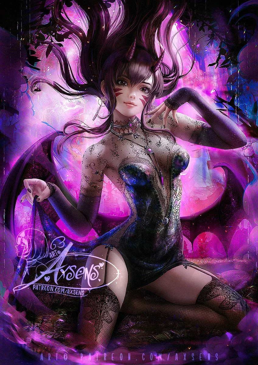 Demoness D.Va (Axsens)