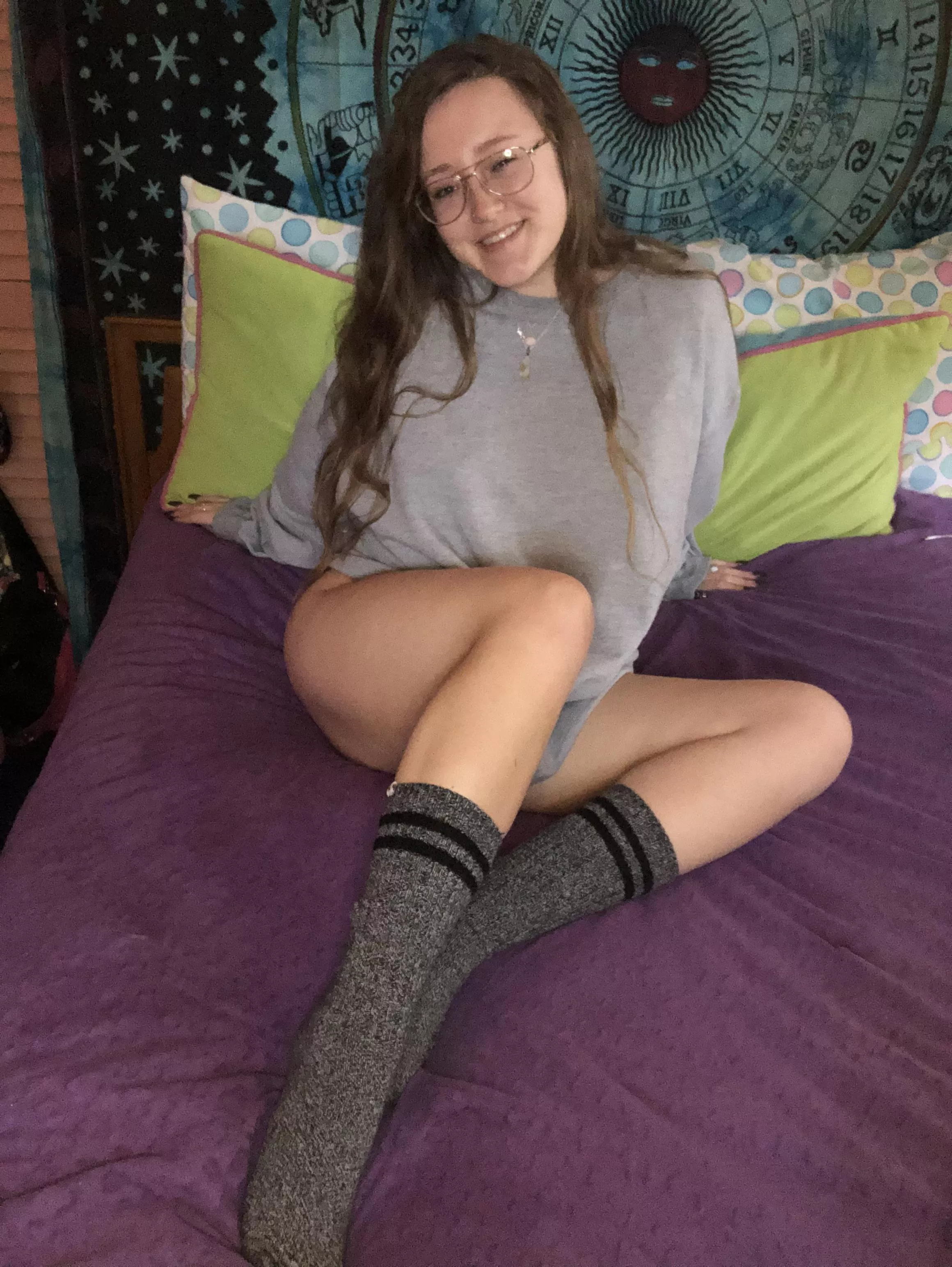 Do you like the look of knee high socks?