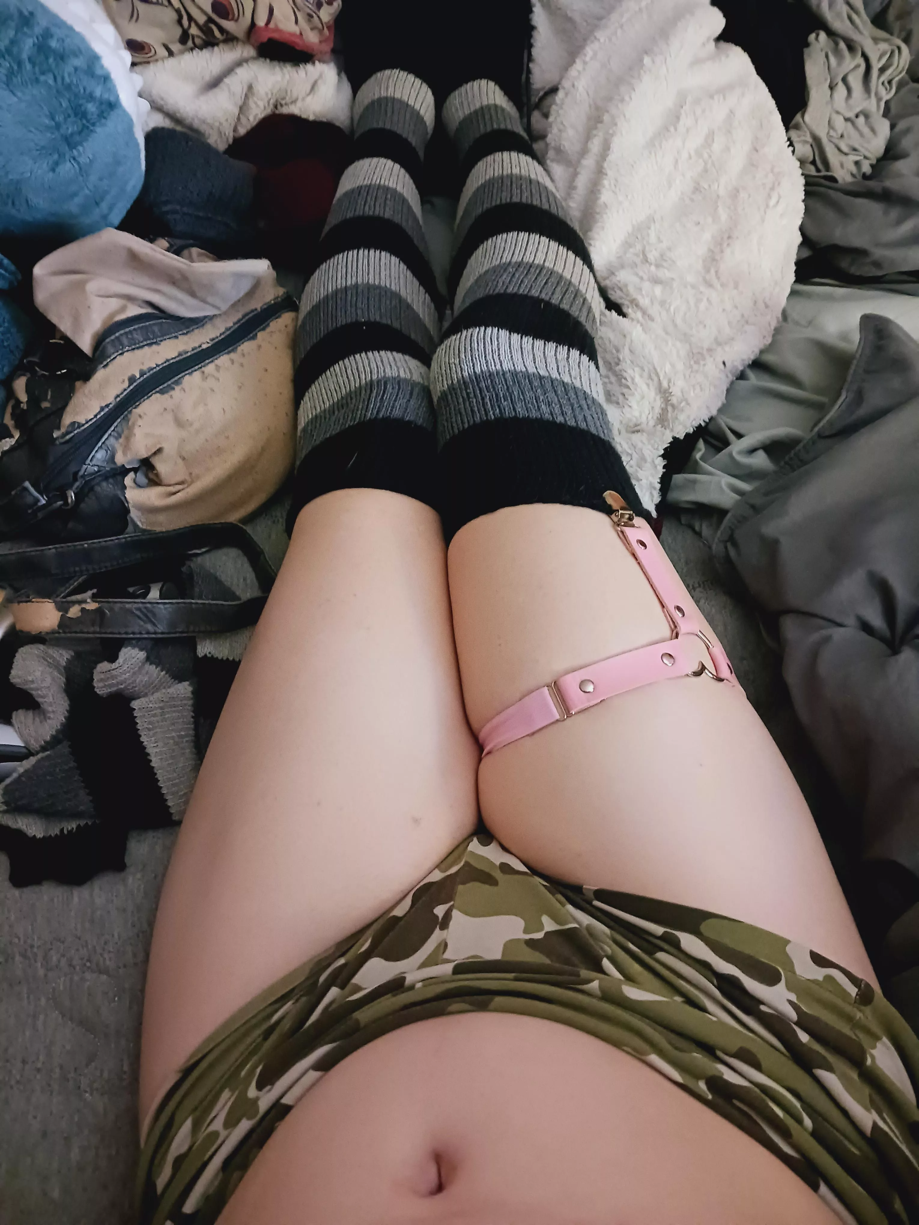 femboy thighs w garter belt