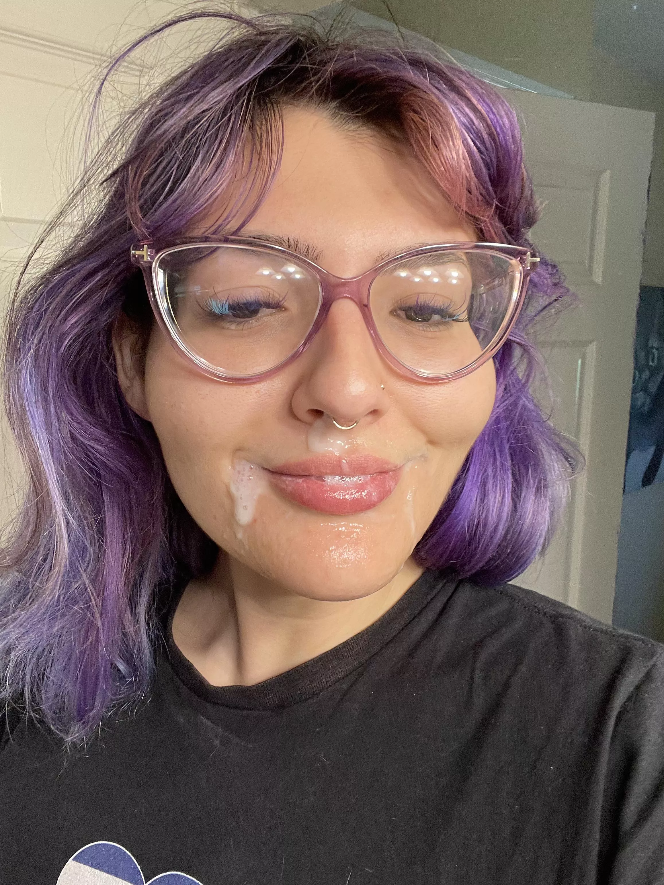 I love getting cum all over my face 🥰🥰🥰