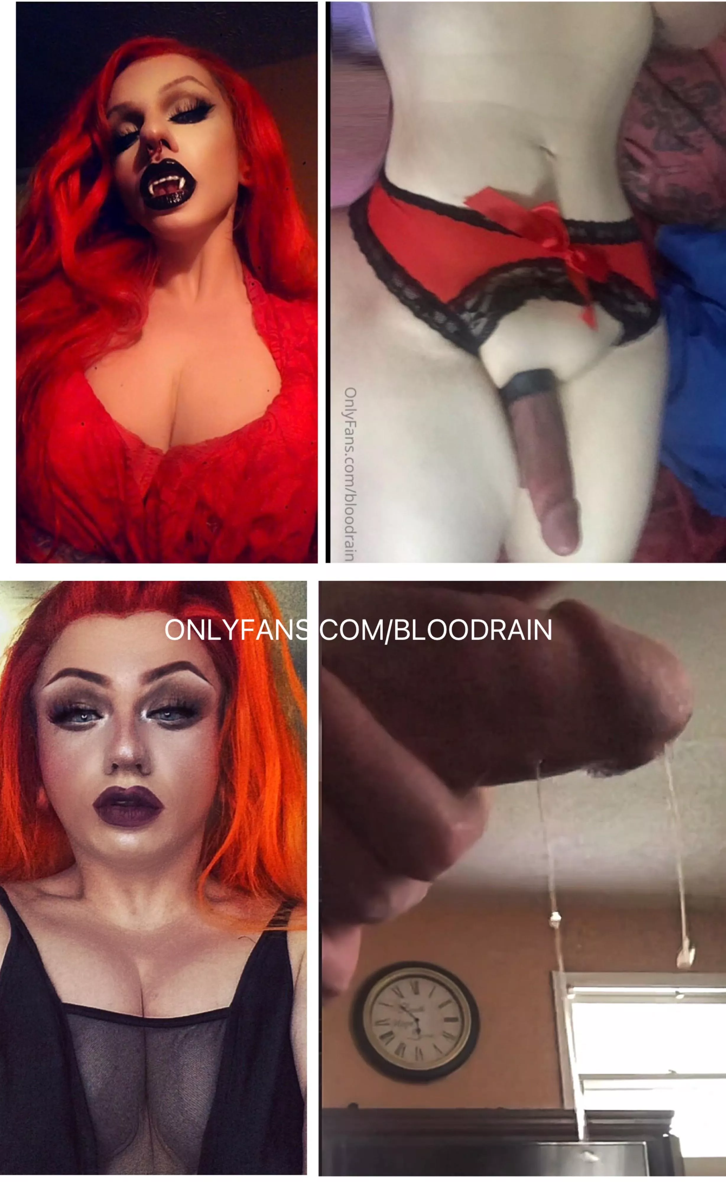 It’s October 1st so you better get on your knees and taste your Vampire Goddess’s drippy sweet cock to prepare for Halloween <3 do you like my candy?