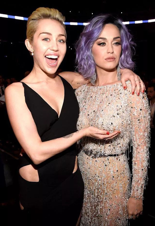 Miley Cyrus and Katy Perry