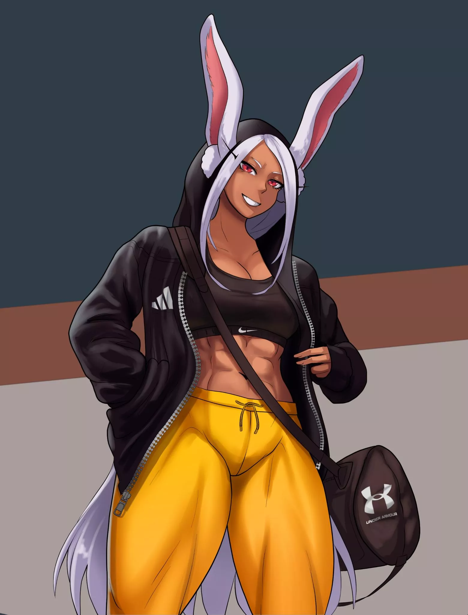 Miruko going to the gym (By horizonah) [MyHeroAcademia]