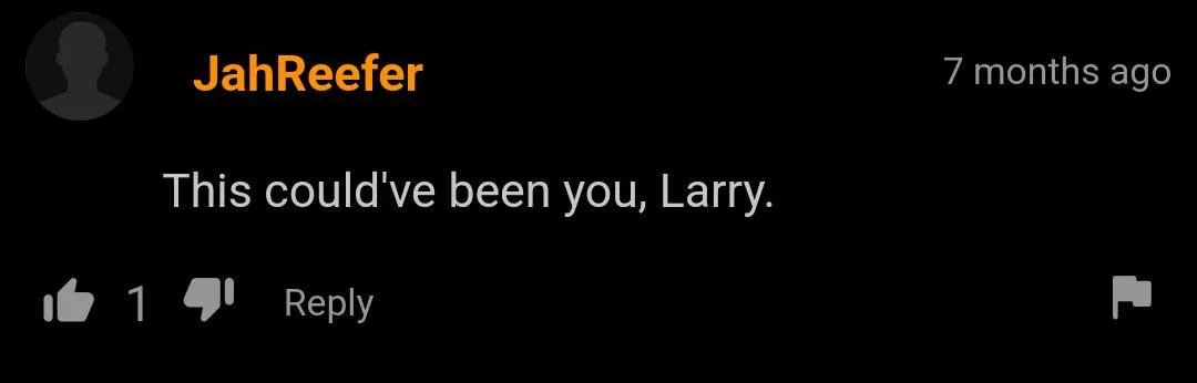 Poor larry