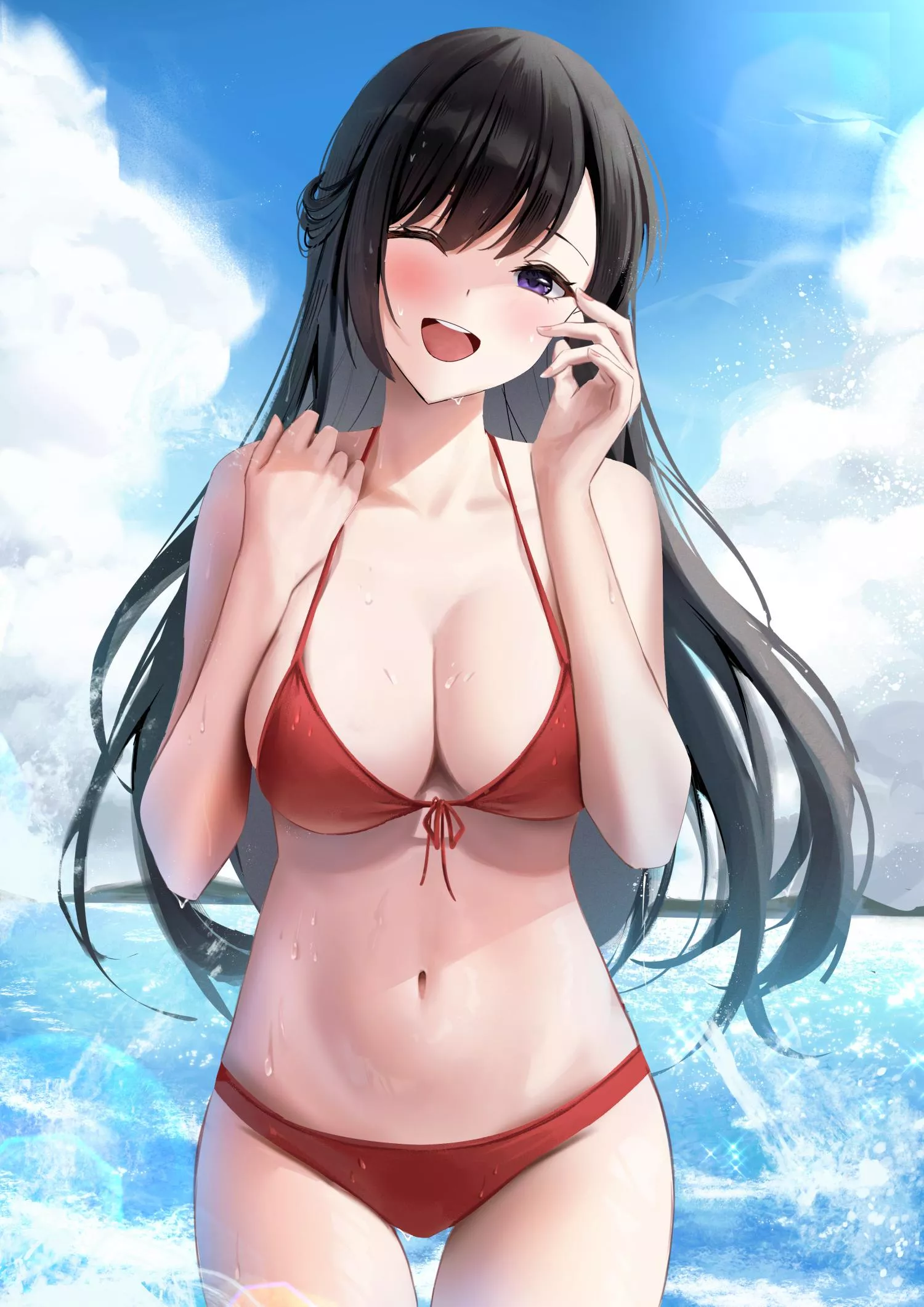 Red Bikini [Artist's Original]